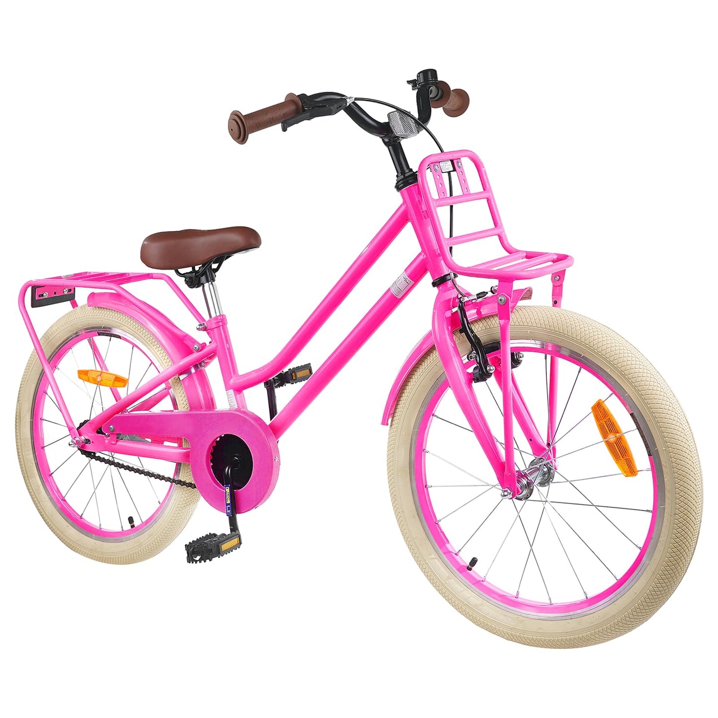 Kinderfiets 22 Inch voor 7-12 jaar oud Donkerroze is nu te koop bij PeponiXL, paradijselijk wonen!