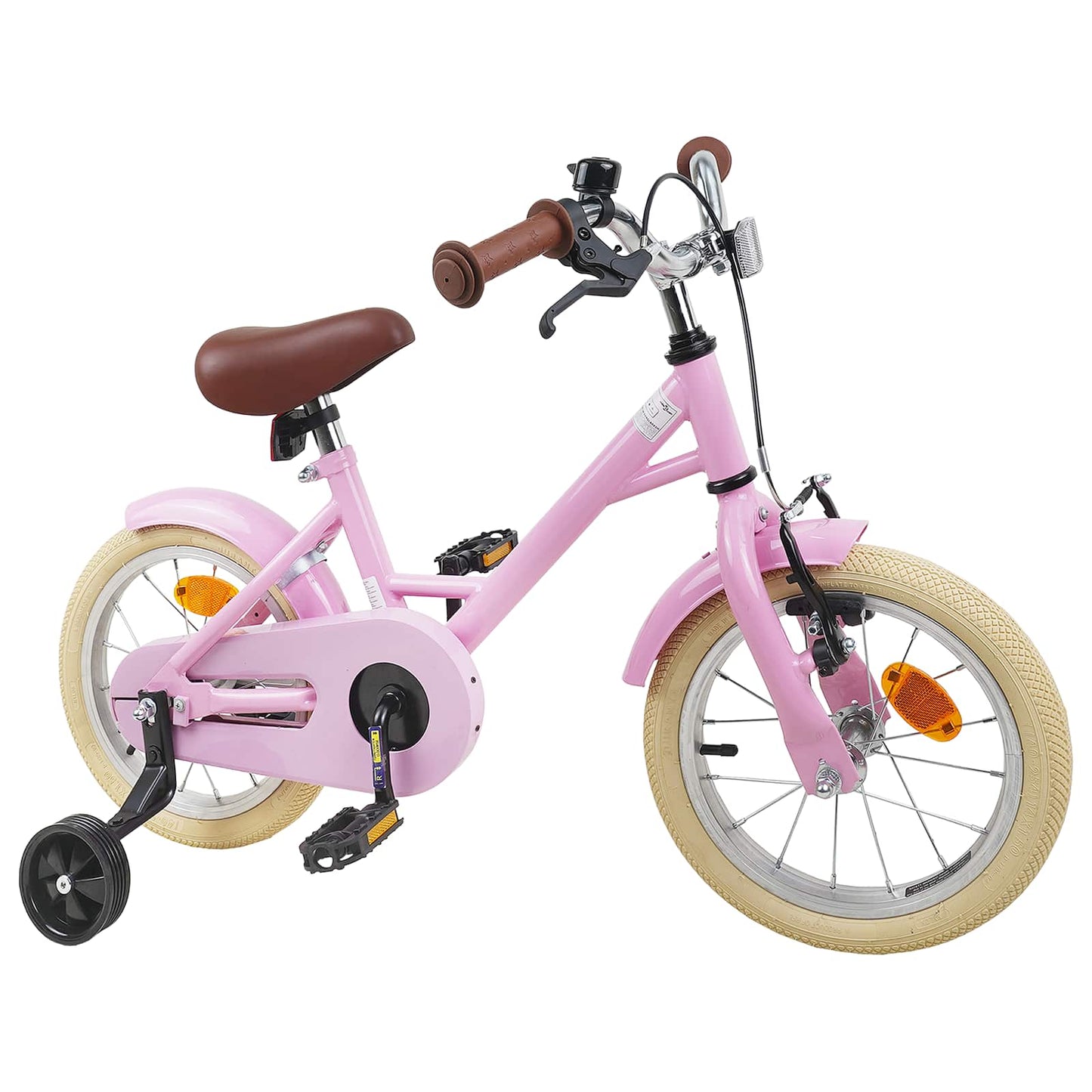 Kinderfiets 14 Inch voor 3-5 jaar oud Lichtroze is nu te koop bij PeponiXL, paradijselijk wonen!