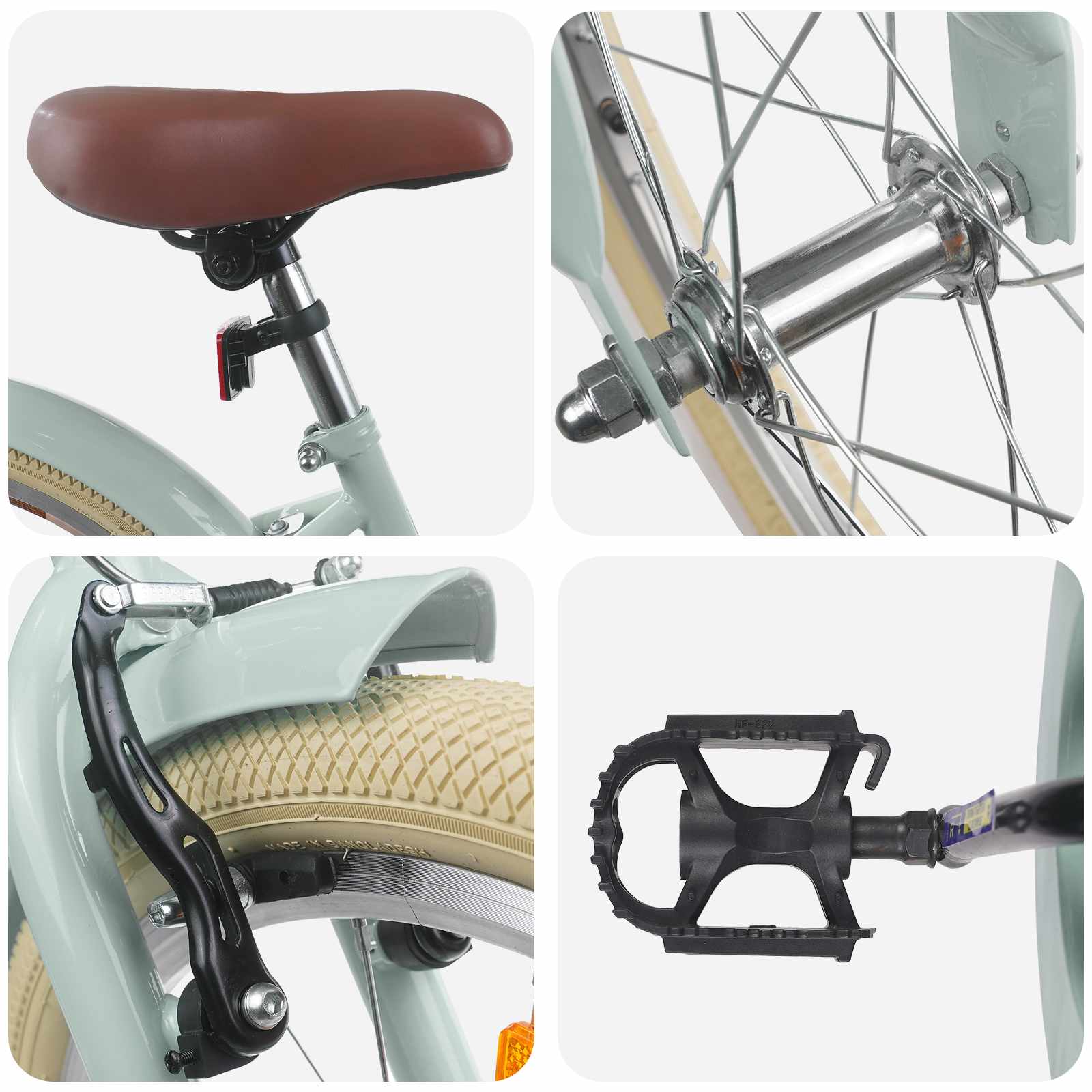 Kinderfiets 18 Inch voor 5-7 jaar Lichtgroen is nu te koop bij PeponiXL, paradijselijk wonen!