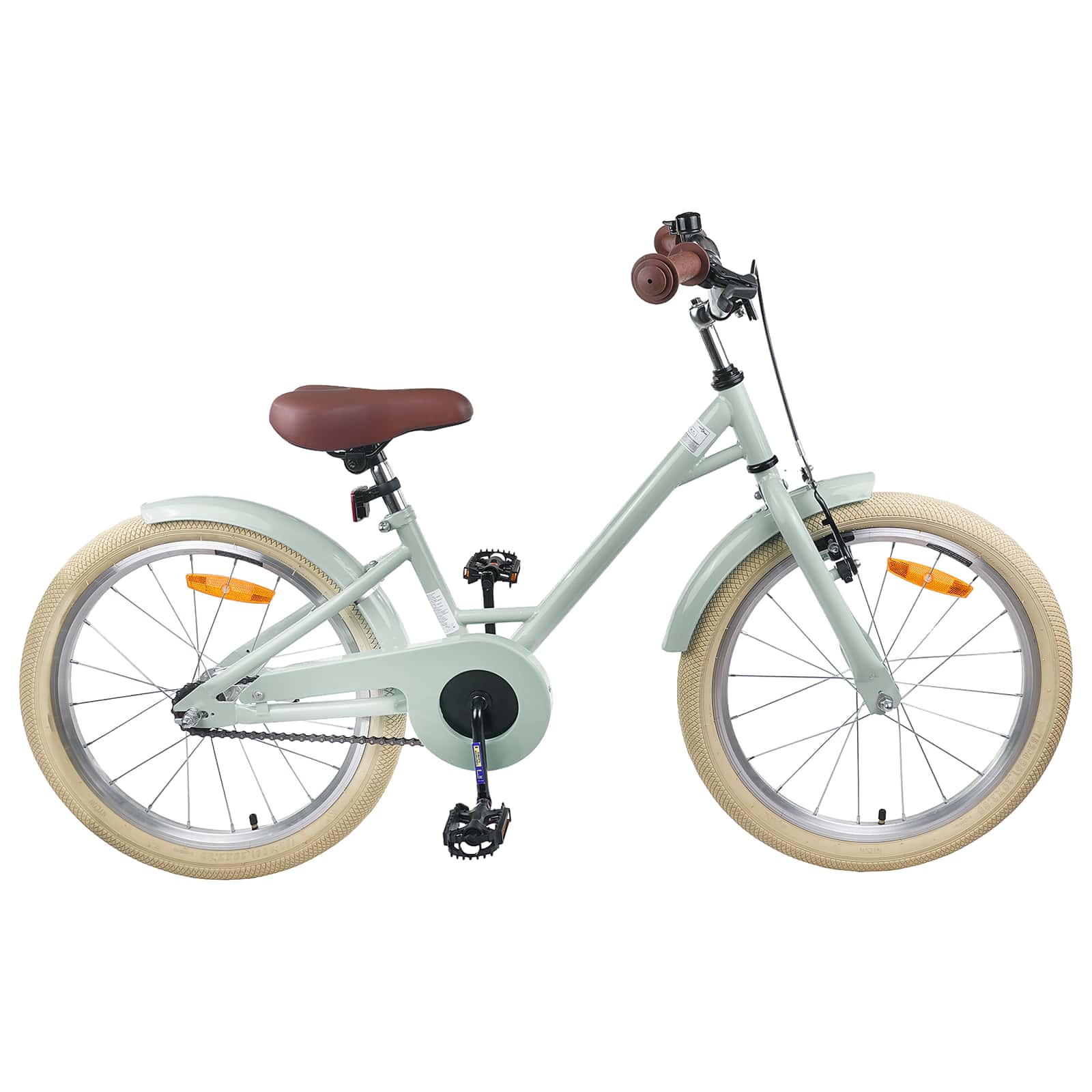 Kinderfiets 18 Inch voor 5-7 jaar Lichtgroen is nu te koop bij PeponiXL, paradijselijk wonen!
