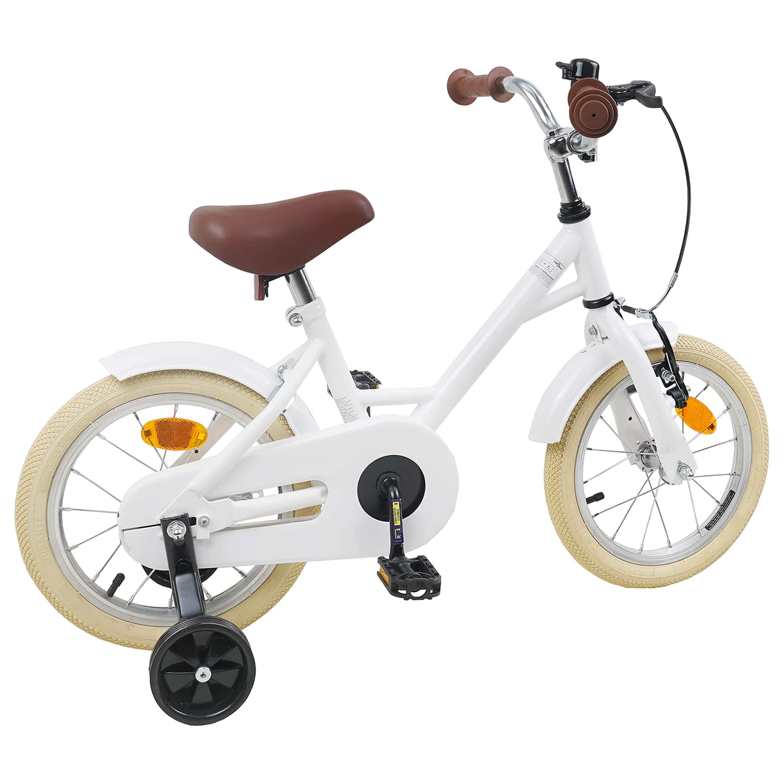 Kinderfiets 14 Inch voor 3-5 jaar oud Wit is nu te koop bij PeponiXL, paradijselijk wonen!