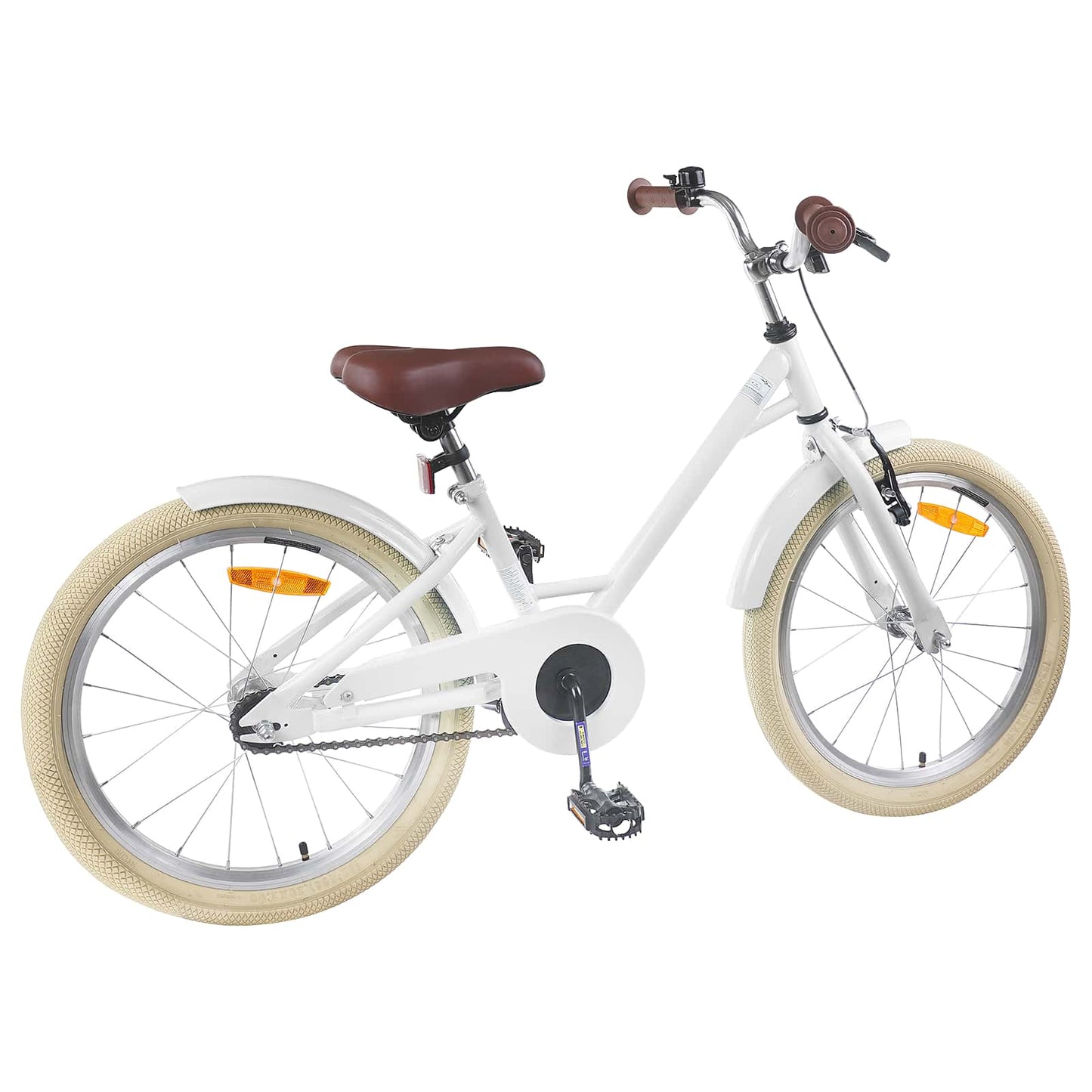 Kinderfiets 18 Inch voor 5-7 jaar Wit is nu te koop bij PeponiXL, paradijselijk wonen!
