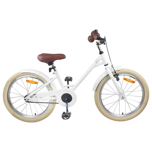 Kinderfiets 18 Inch voor 5-7 jaar Wit is nu te koop bij PeponiXL, paradijselijk wonen!