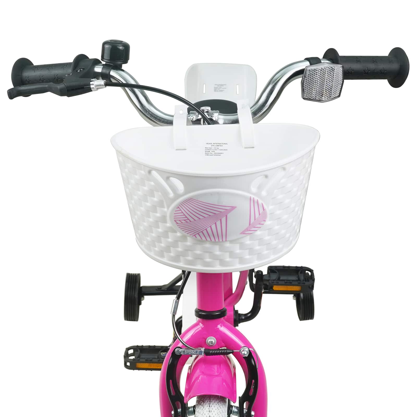 Kinderfiets 16 Inch voor 4-6 jaar oud Donkerroze is nu te koop bij PeponiXL, paradijselijk wonen!