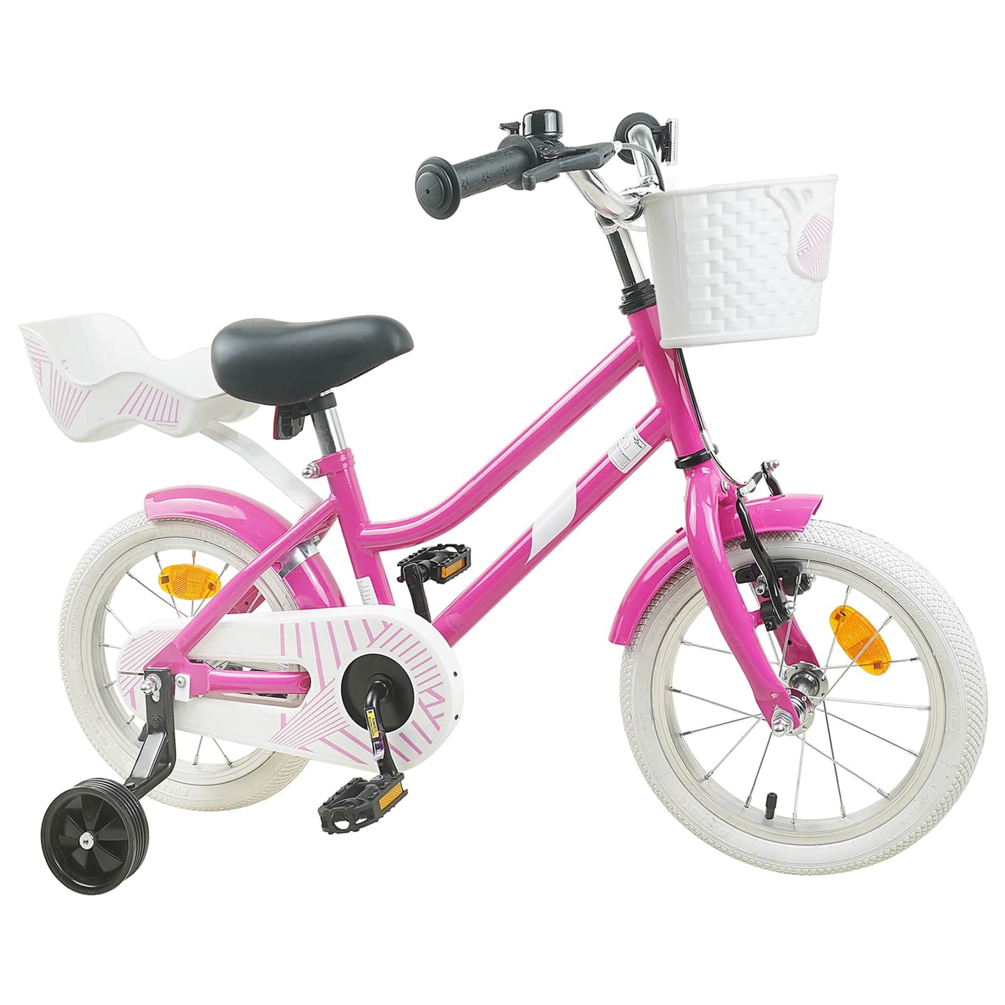 Kinderfiets 16 Inch voor 4-6 jaar oud Donkerroze is nu te koop bij PeponiXL, paradijselijk wonen!