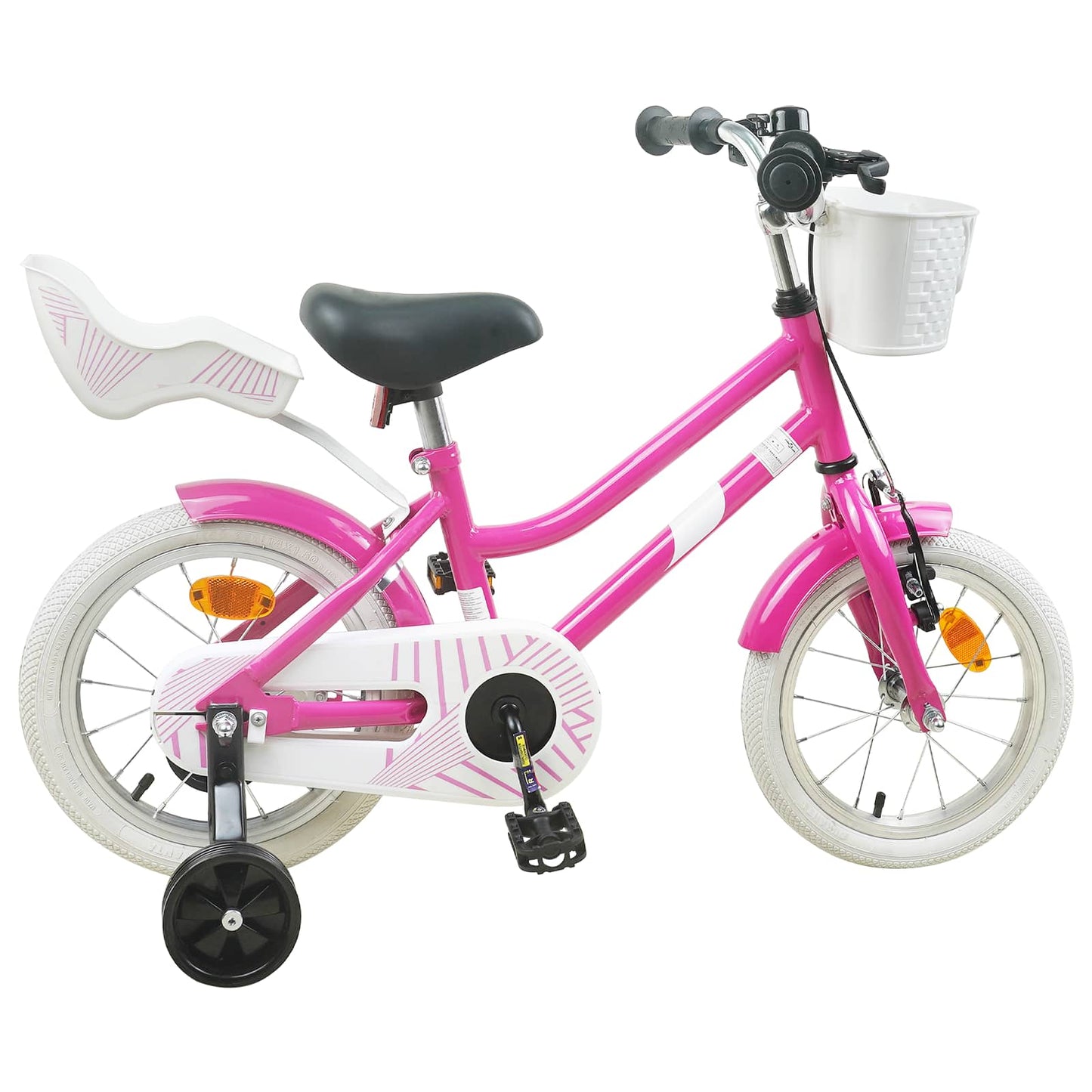 Kinderfiets 16 Inch voor 4-6 jaar oud Donkerroze is nu te koop bij PeponiXL, paradijselijk wonen!