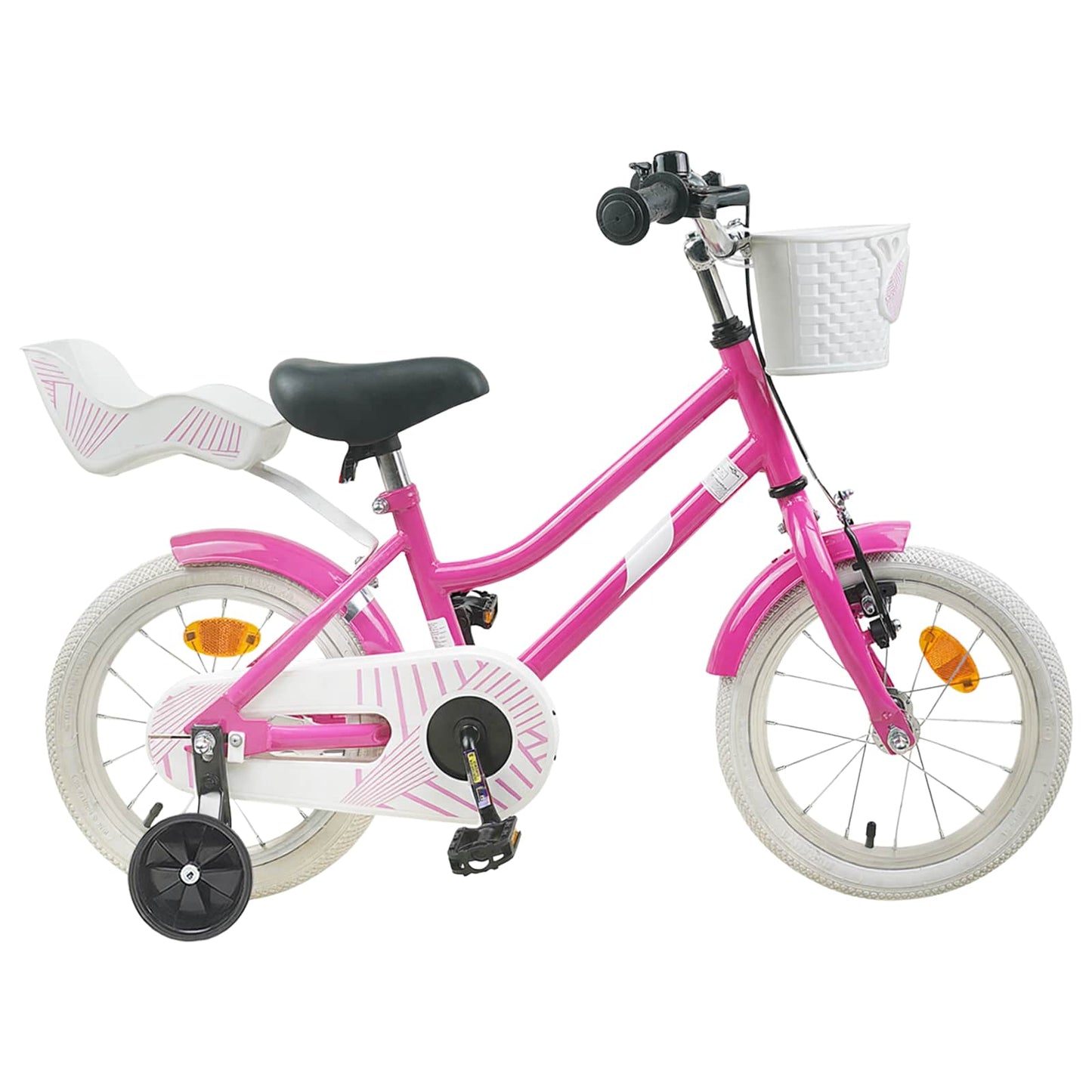 Kinderfiets 16 Inch voor 4-6 jaar oud Donkerroze is nu te koop bij PeponiXL, paradijselijk wonen!