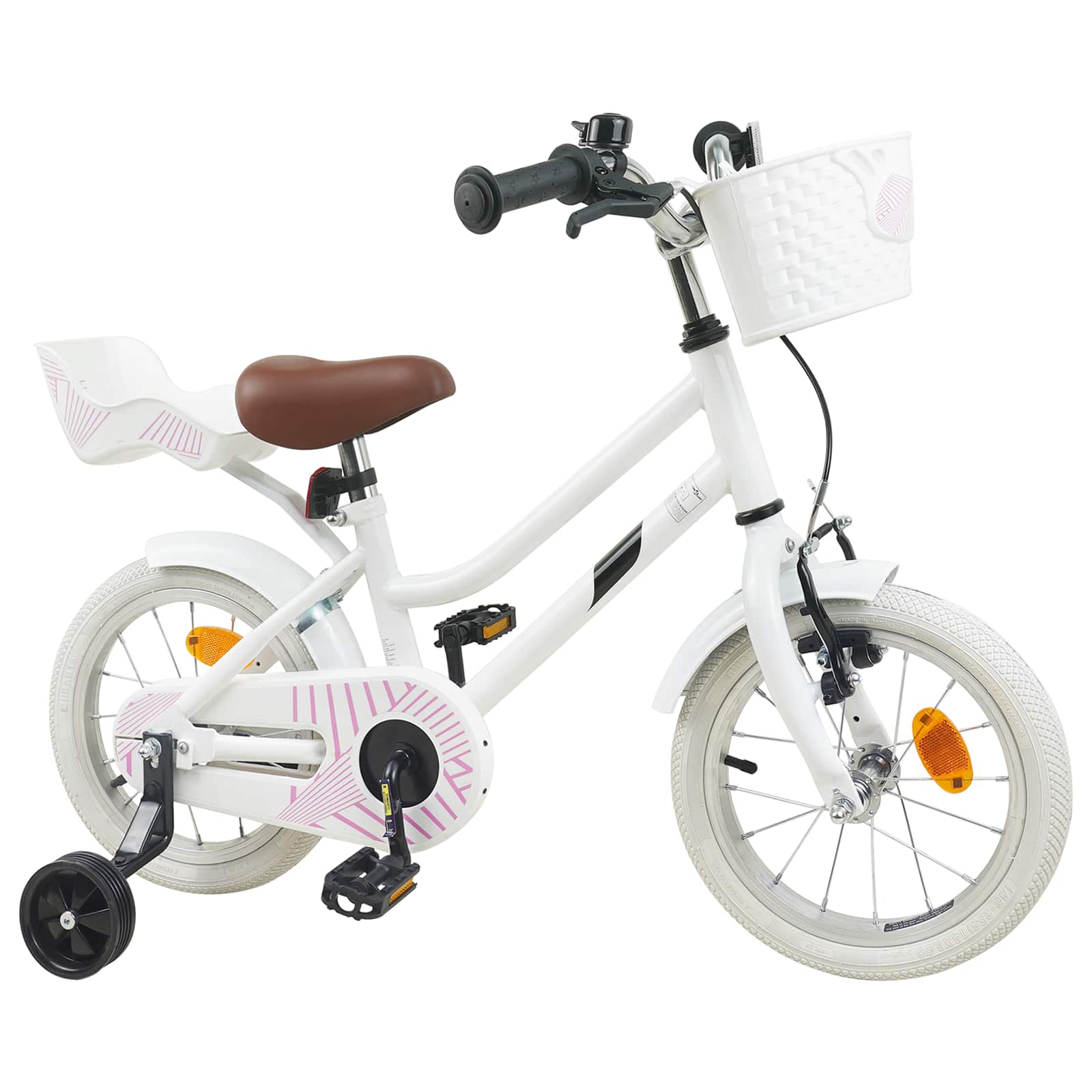 Kinderfiets 14 Inch voor 3-5 jaar oud Wit is nu te koop bij PeponiXL, paradijselijk wonen!