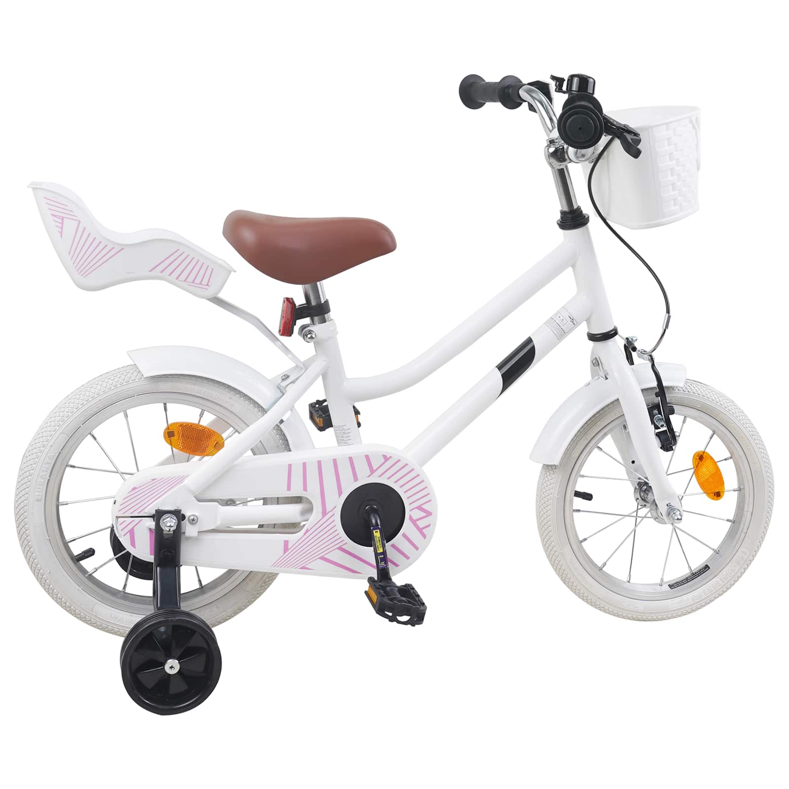 Kinderfiets 14 Inch voor 3-5 jaar oud Wit is nu te koop bij PeponiXL, paradijselijk wonen!