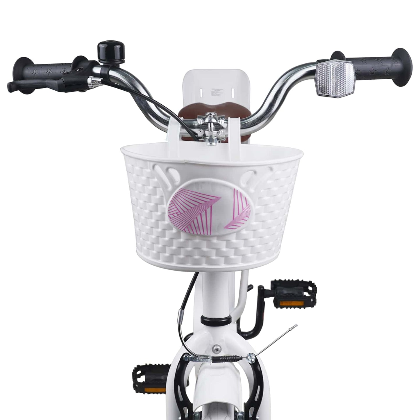 Kinderfiets 18 Inch voor 5-7 jaar Wit is nu te koop bij PeponiXL, paradijselijk wonen!