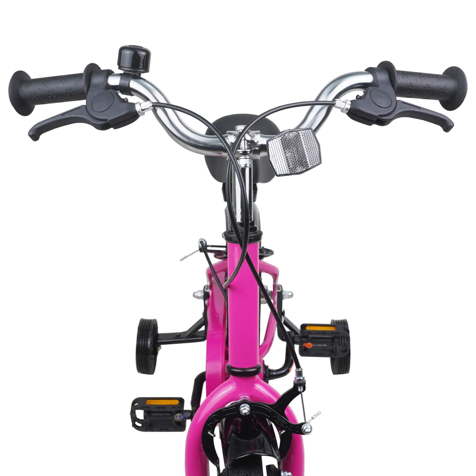 Kinderfiets 12 Inch voor 2-4 jaar oud Roze Zwart is nu te koop bij PeponiXL, paradijselijk wonen!