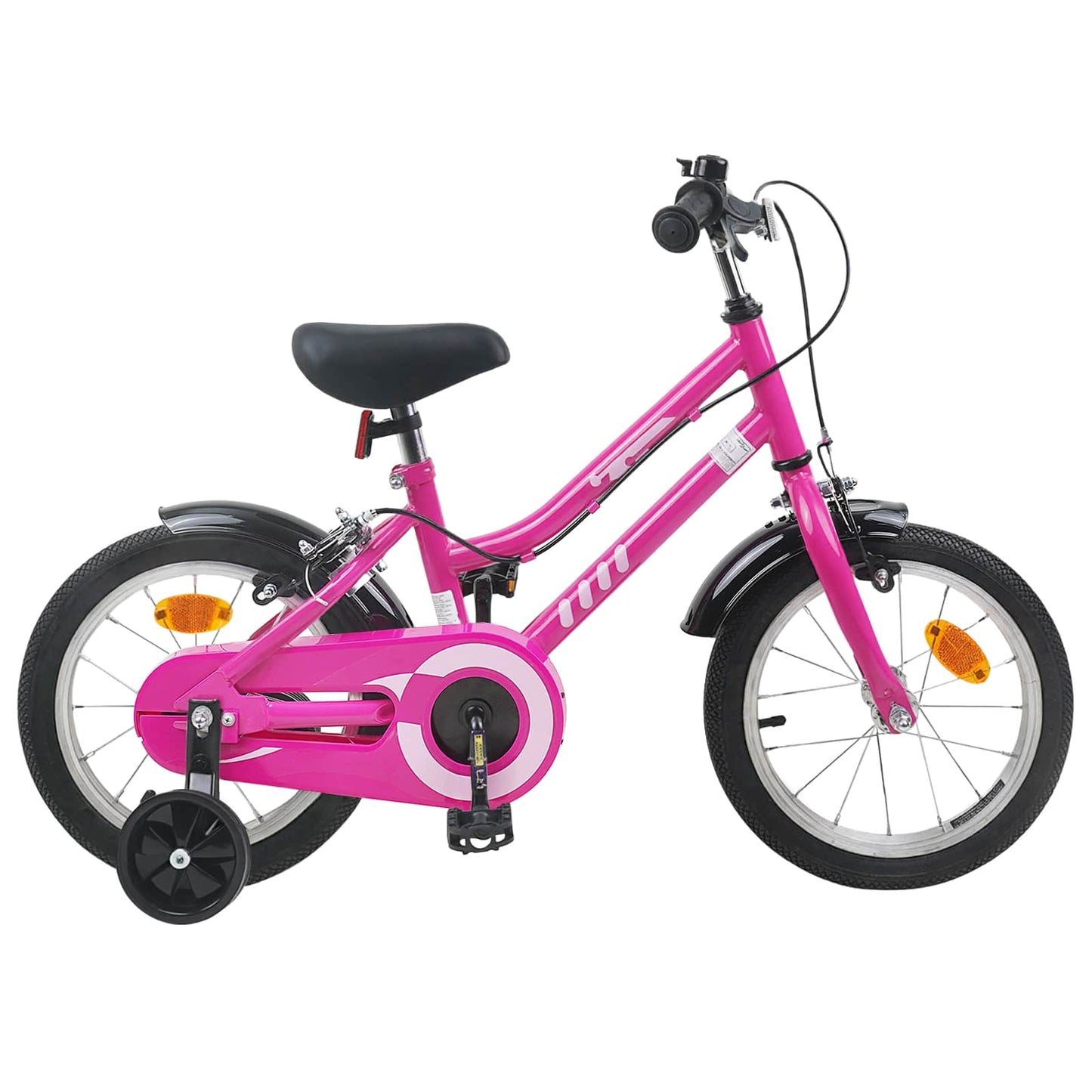 Kinderfiets 16 Inch voor 4-6 jaar oud Roze Zwart is nu te koop bij PeponiXL, paradijselijk wonen!