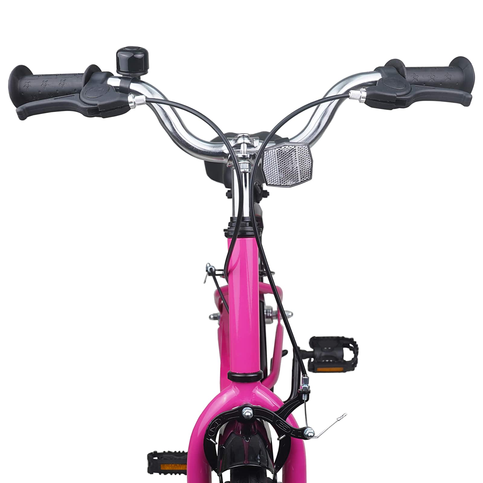 Kinderfiets 18 Inch voor 5-7 jaar Roze Zwart is nu te koop bij PeponiXL, paradijselijk wonen!