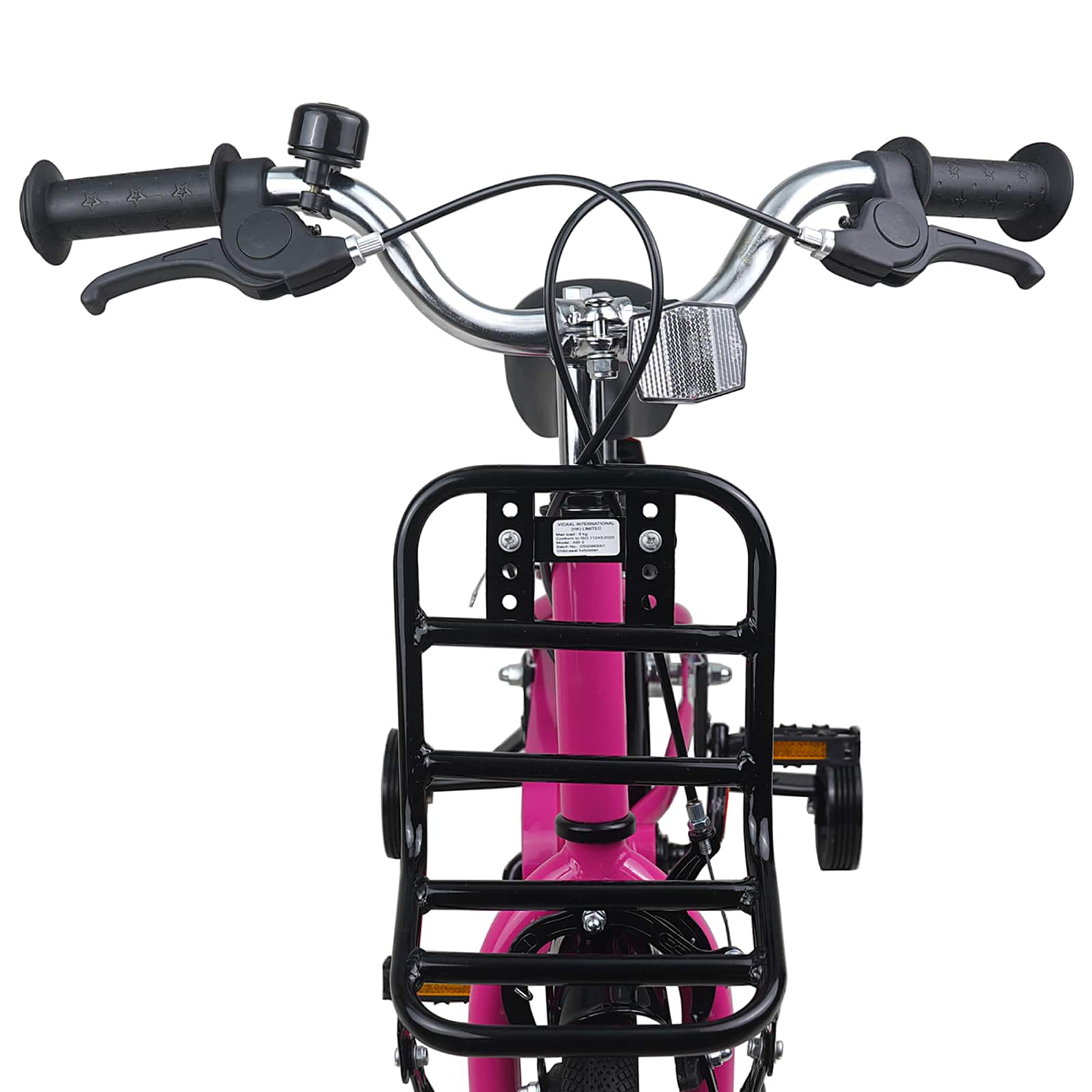 Kinderfiets 16 Inch voor 4-6 jaar oud Roze en Zwart is nu te koop bij PeponiXL, paradijselijk wonen!