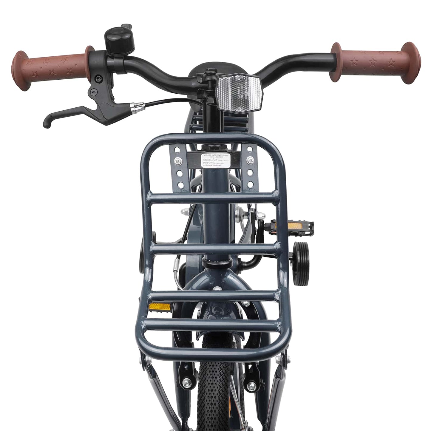 Kinderfiets 12 Inch voor 2-4 jaar oud Donkergrijs is nu te koop bij PeponiXL, paradijselijk wonen!