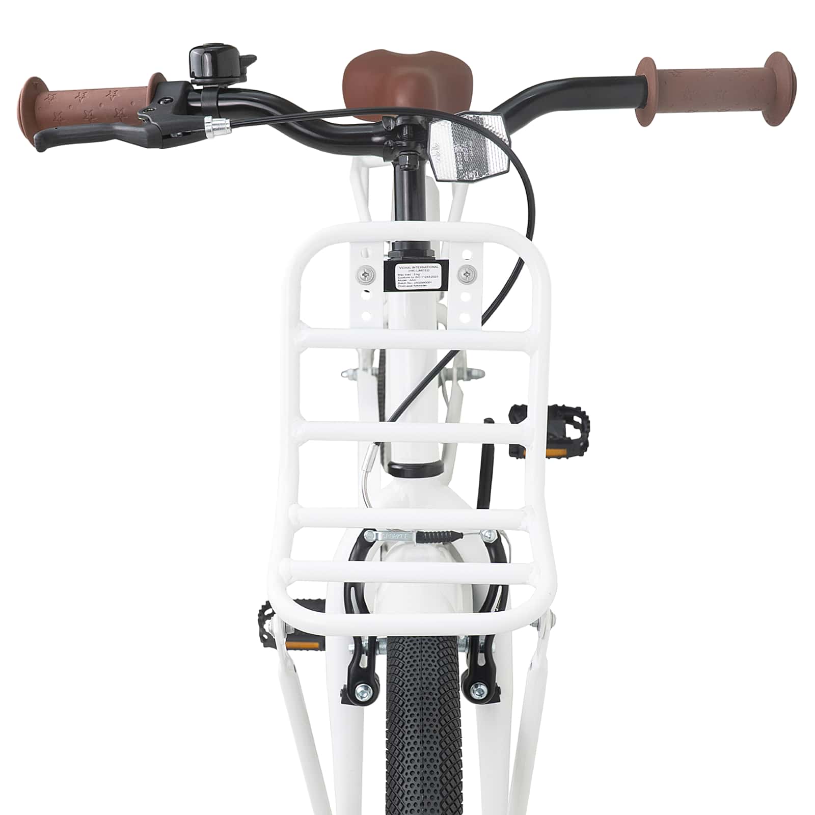 Kinderfiets 18 Inch voor 5-7 jaar Wit is nu te koop bij PeponiXL, paradijselijk wonen!