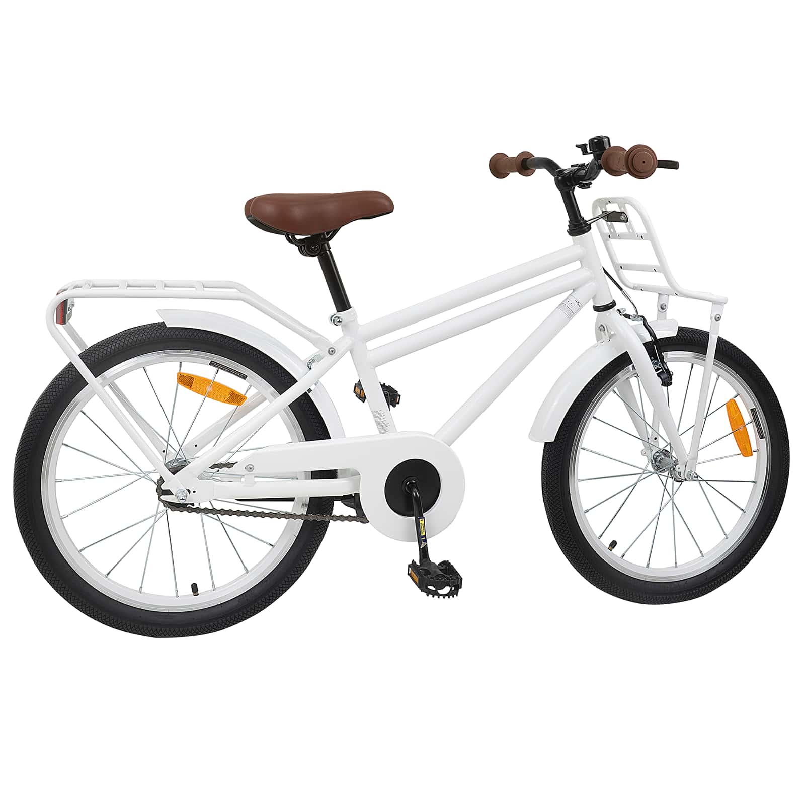 Kinderfiets 18 Inch voor 5-7 jaar Wit is nu te koop bij PeponiXL, paradijselijk wonen!