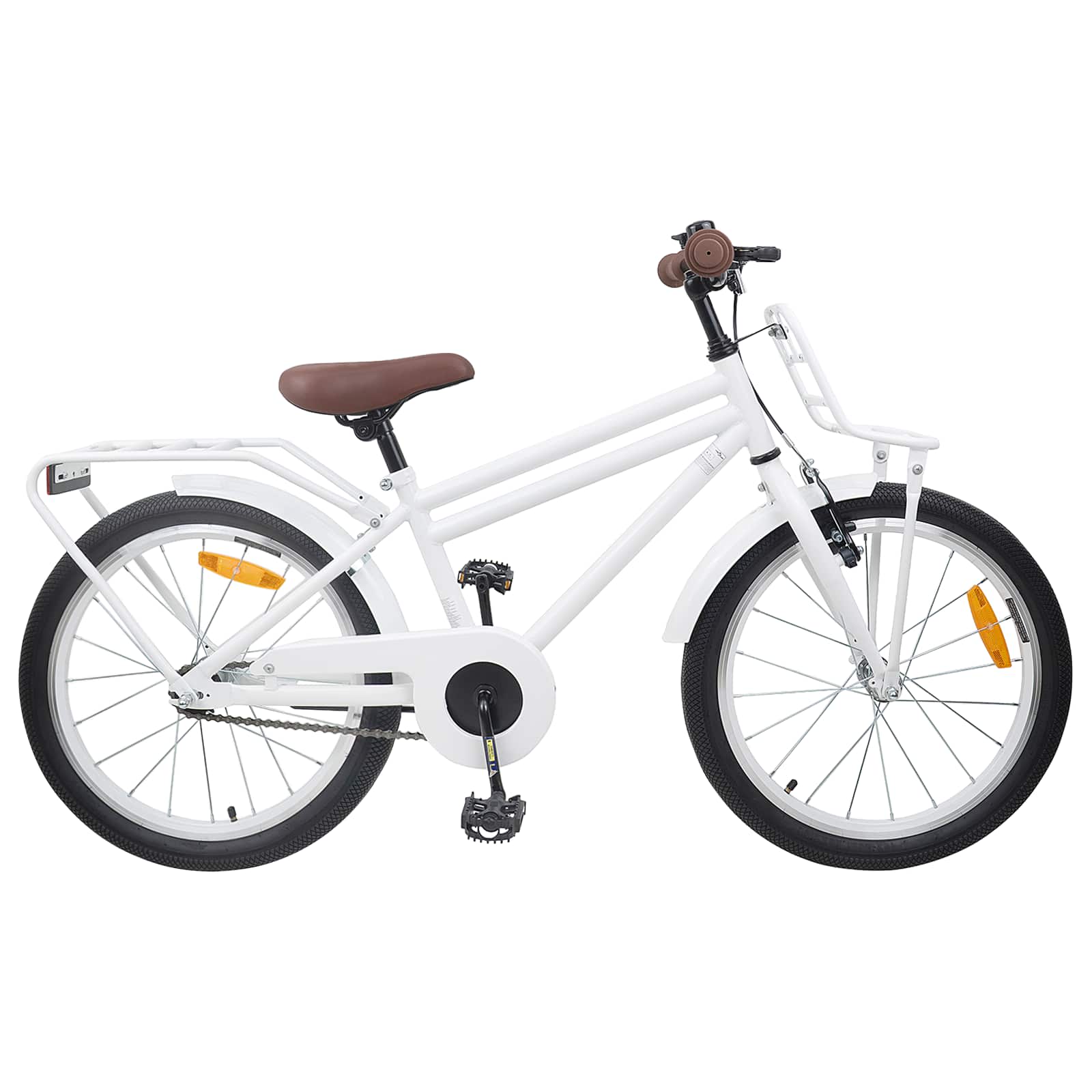 Kinderfiets 18 Inch voor 5-7 jaar Wit is nu te koop bij PeponiXL, paradijselijk wonen!