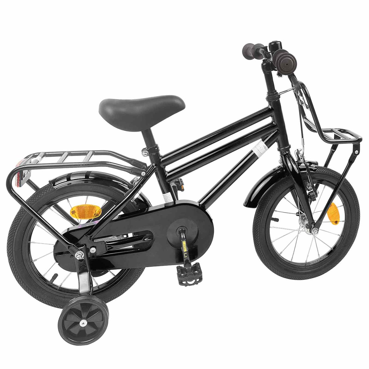 Kinderfiets 16 Inch voor 4-6 jaar oud Zwart is nu te koop bij PeponiXL, paradijselijk wonen!