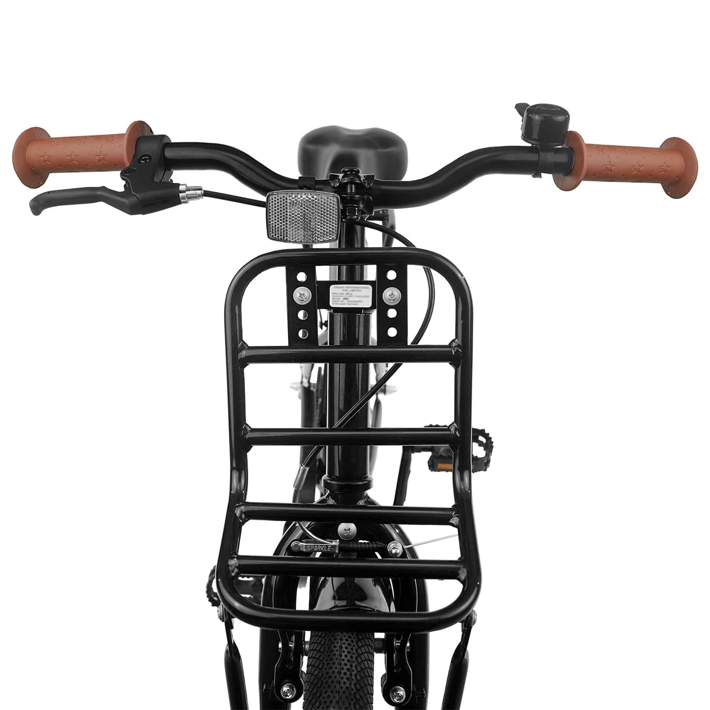 Kinderfiets 18 Inch voor 5-7 jaar Zwart is nu te koop bij PeponiXL, paradijselijk wonen!