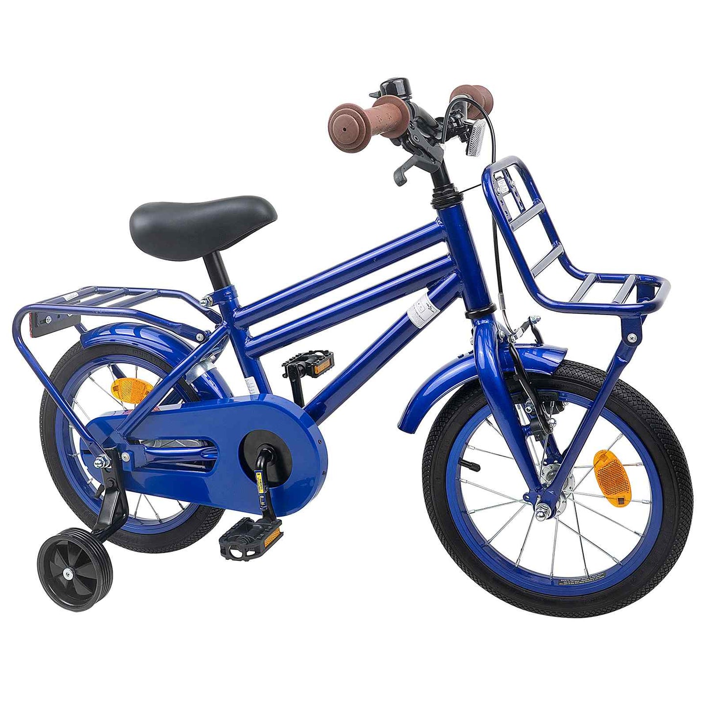 Kinderfiets 16 Inch voor 4-6 jaar oud Donkerblauw is nu te koop bij PeponiXL, paradijselijk wonen!