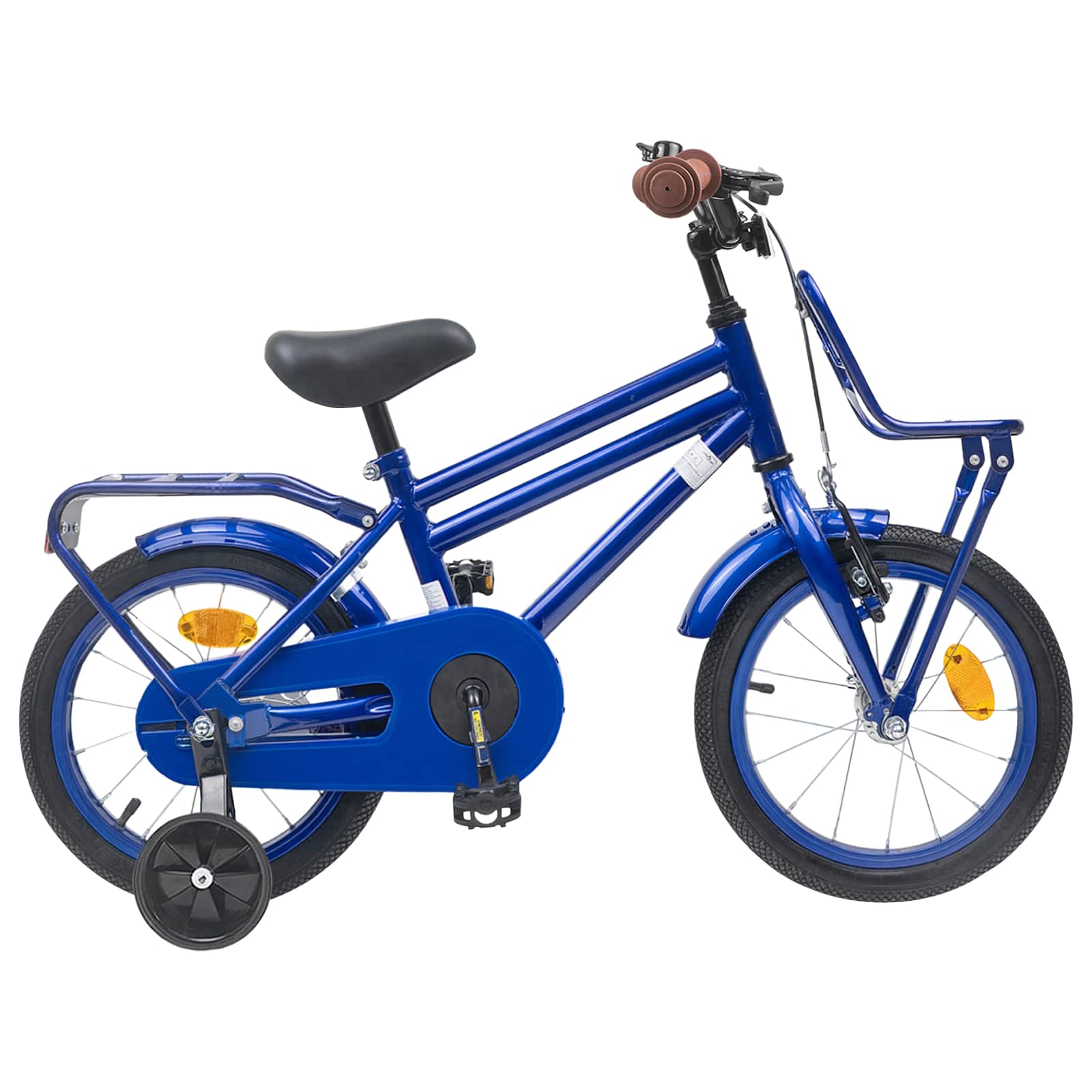 Kinderfiets 16 Inch voor 4-6 jaar oud Donkerblauw is nu te koop bij PeponiXL, paradijselijk wonen!