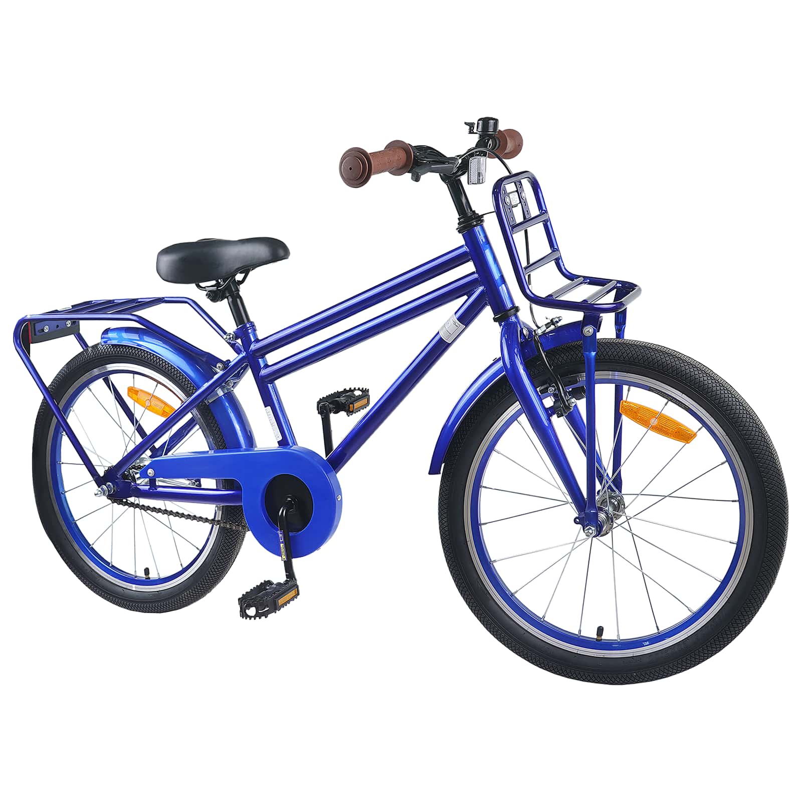 Kinderfiets 18 Inch voor 5-7 jaar Donkerblauw is nu te koop bij PeponiXL, paradijselijk wonen!