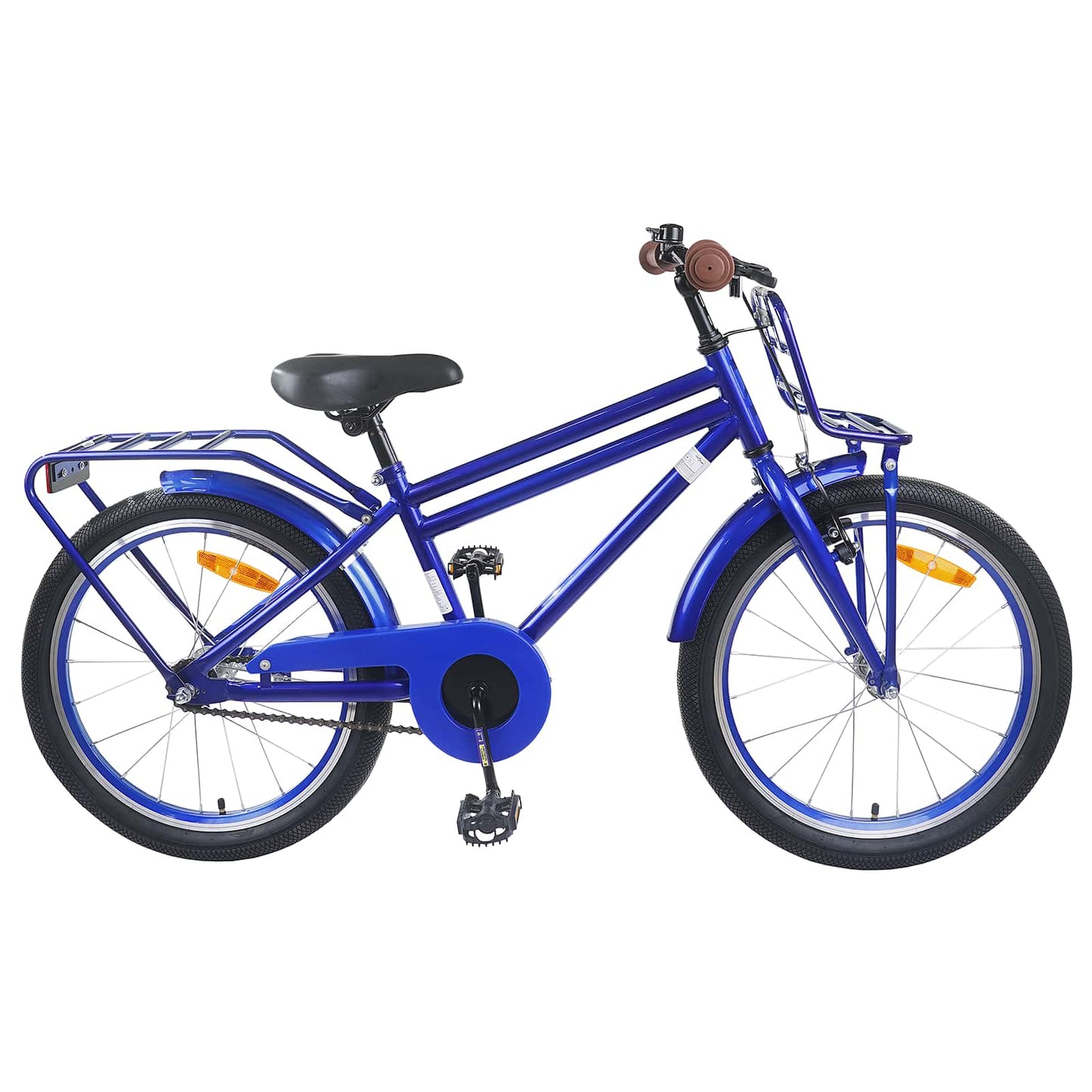 Kinderfiets 18 Inch voor 5-7 jaar Donkerblauw is nu te koop bij PeponiXL, paradijselijk wonen!