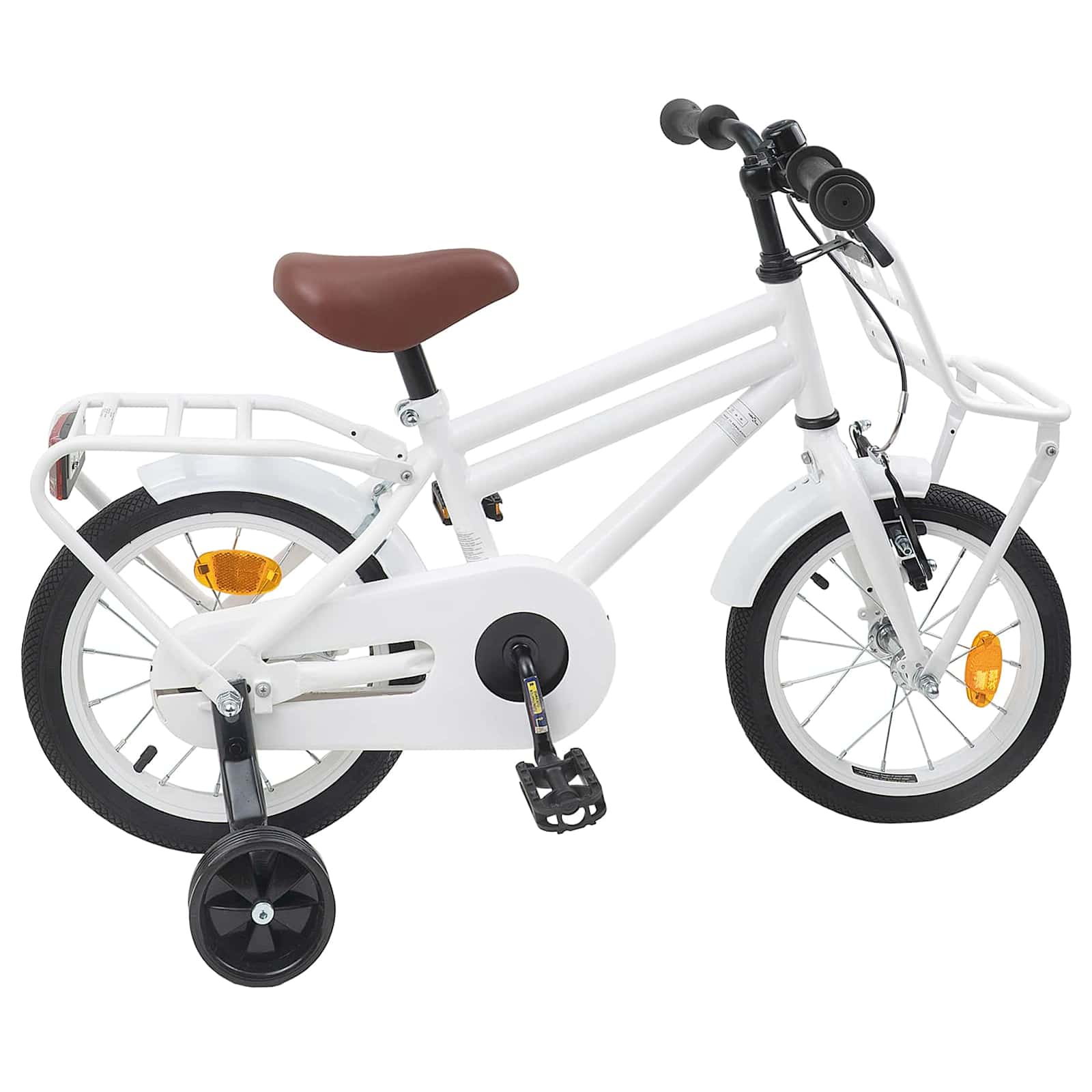 Kinderfiets 14 Inch voor 3-5 jaar oud Wit is nu te koop bij PeponiXL, paradijselijk wonen!