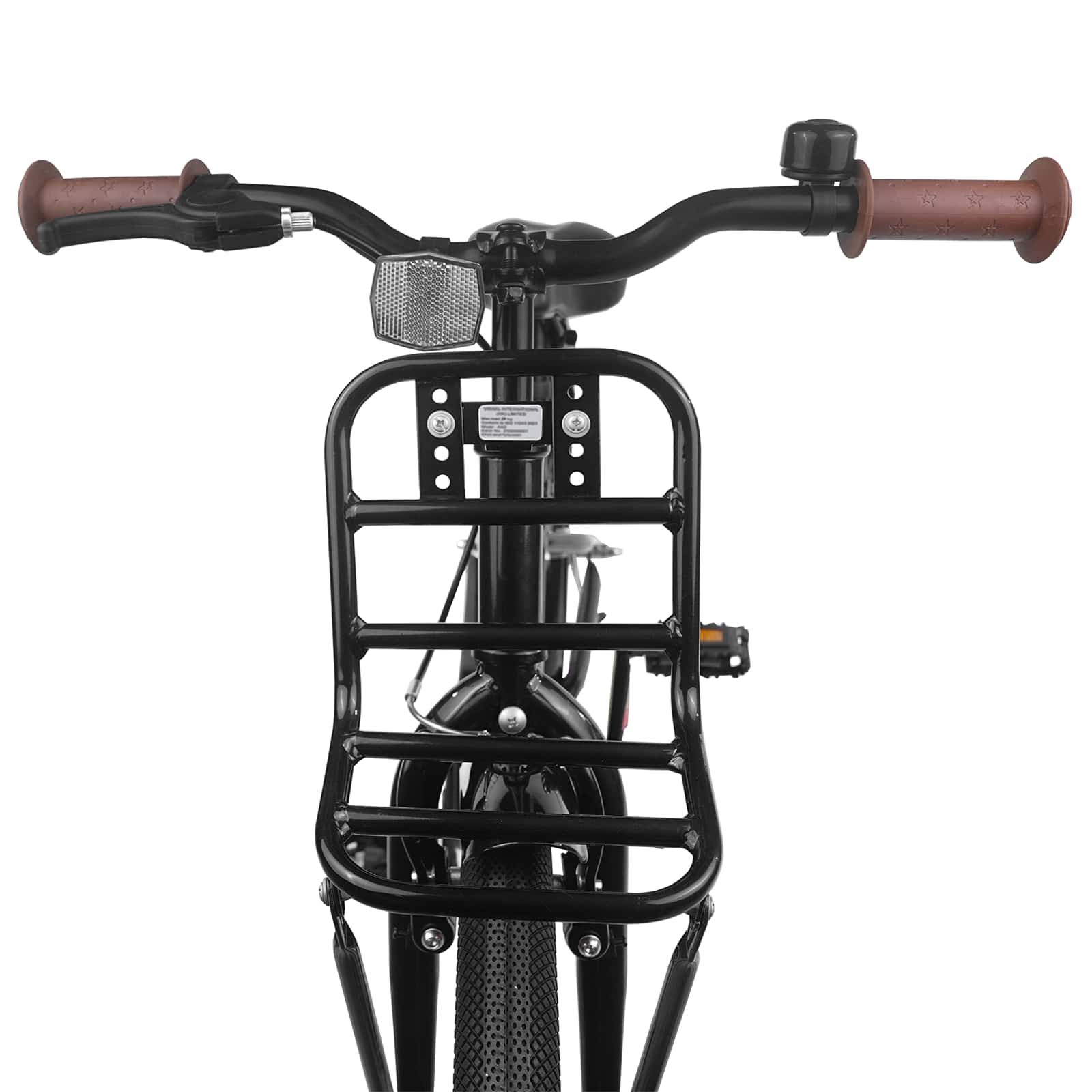 Kinderfiets 18 Inch voor 5-7 jaar Zwart is nu te koop bij PeponiXL, paradijselijk wonen!