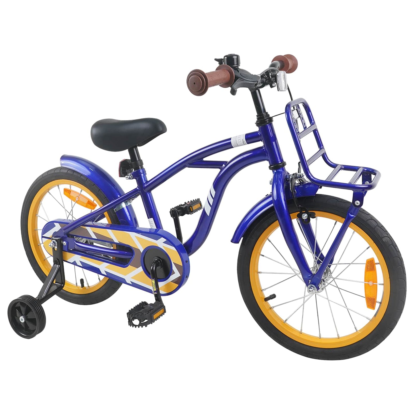 Kinderfiets 16 Inch voor 4-6 jaar oud Donkerblauw is nu te koop bij PeponiXL, paradijselijk wonen!