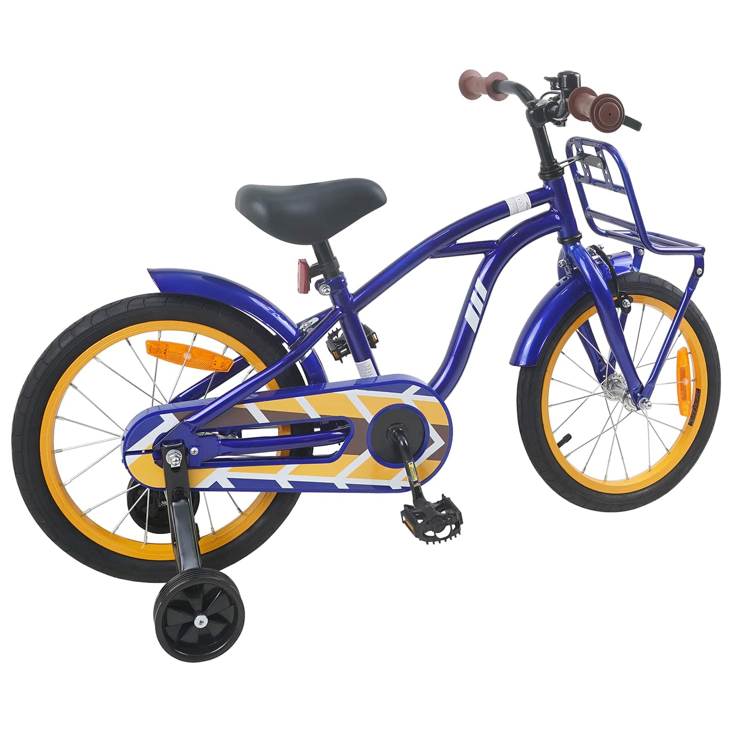 Kinderfiets 16 Inch voor 4-6 jaar oud Donkerblauw is nu te koop bij PeponiXL, paradijselijk wonen!