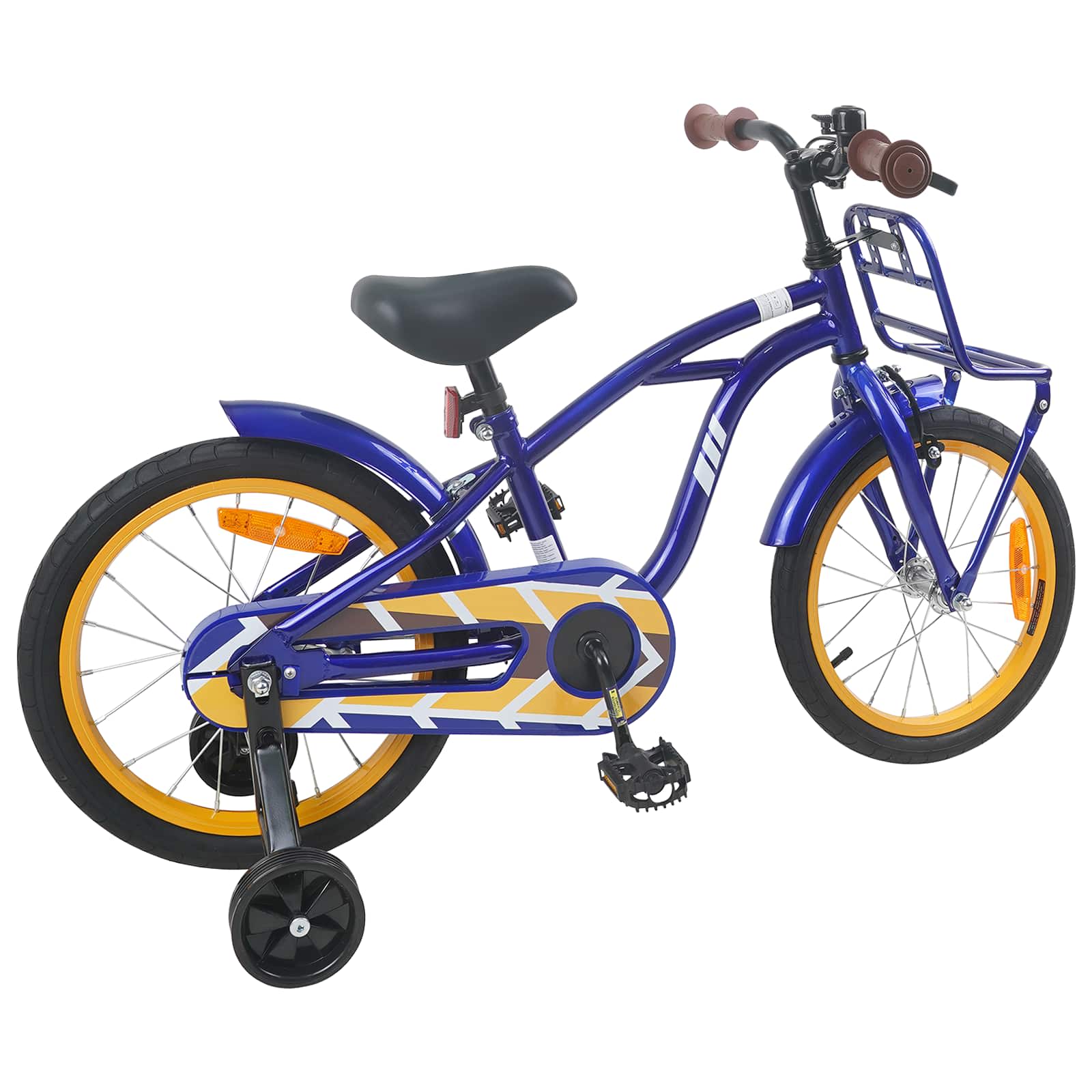 Kinderfiets 16 Inch voor 4-6 jaar oud Donkerblauw is nu te koop bij PeponiXL, paradijselijk wonen!