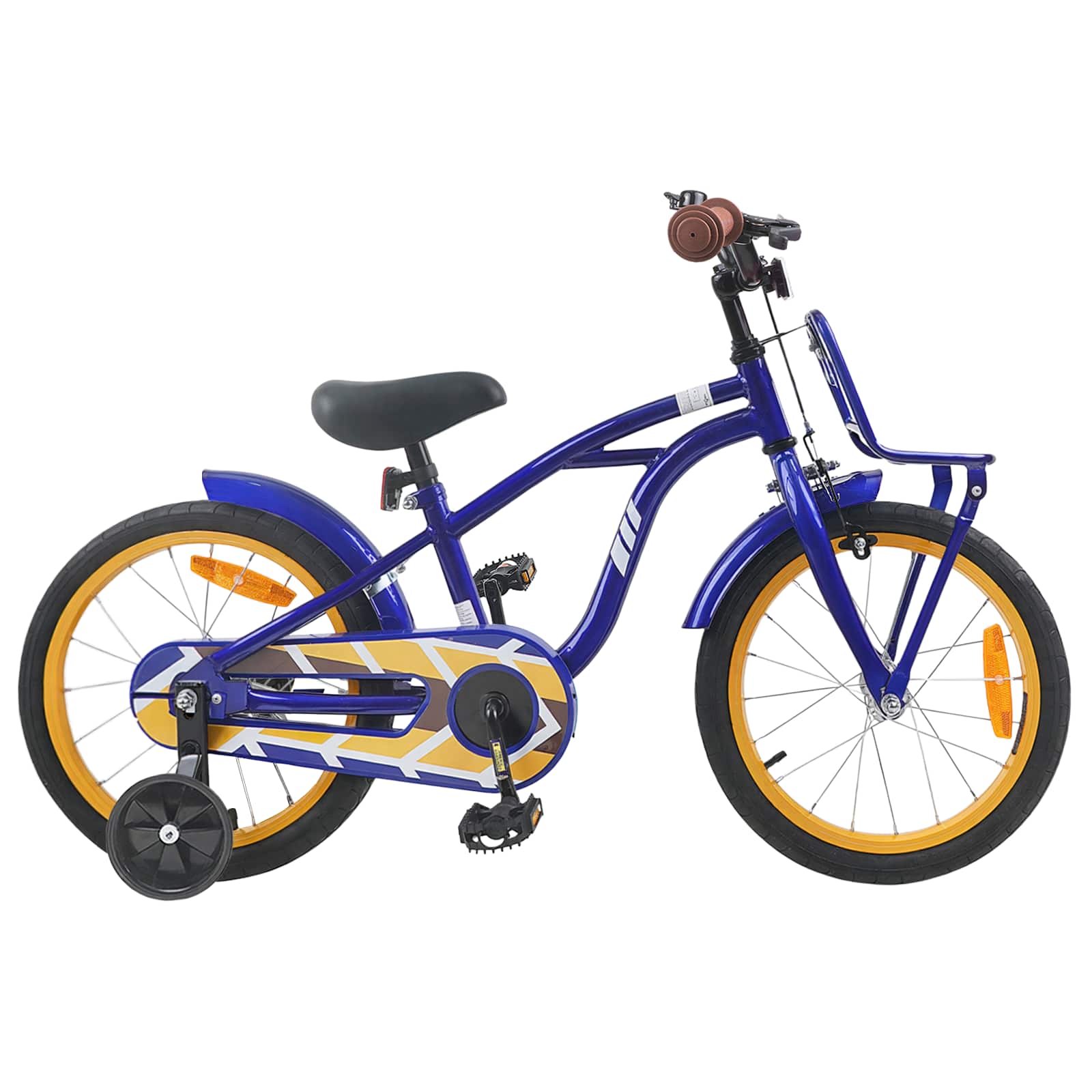 Kinderfiets 16 Inch voor 4-6 jaar oud Donkerblauw is nu te koop bij PeponiXL, paradijselijk wonen!