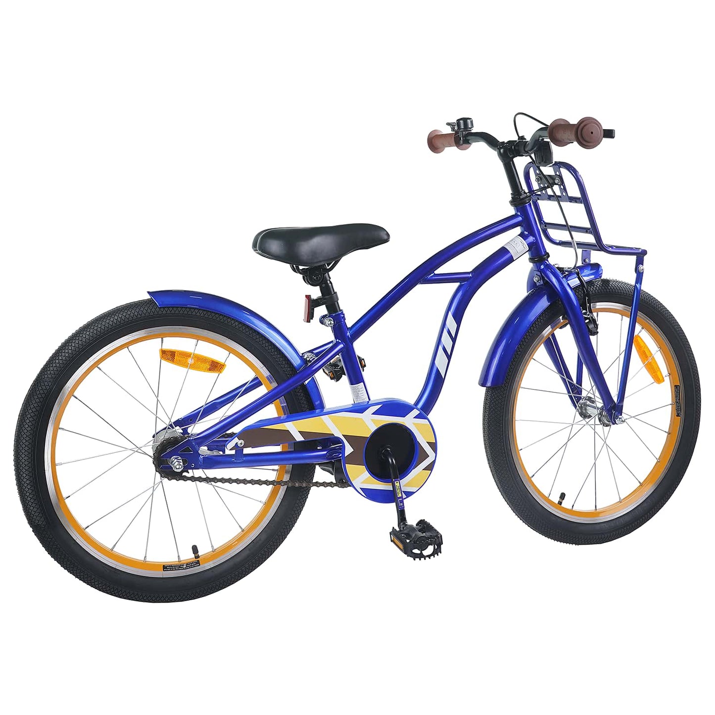 Kinderfiets 22 Inch voor 7-12 jaar oud Donkerblauw is nu te koop bij PeponiXL, paradijselijk wonen!