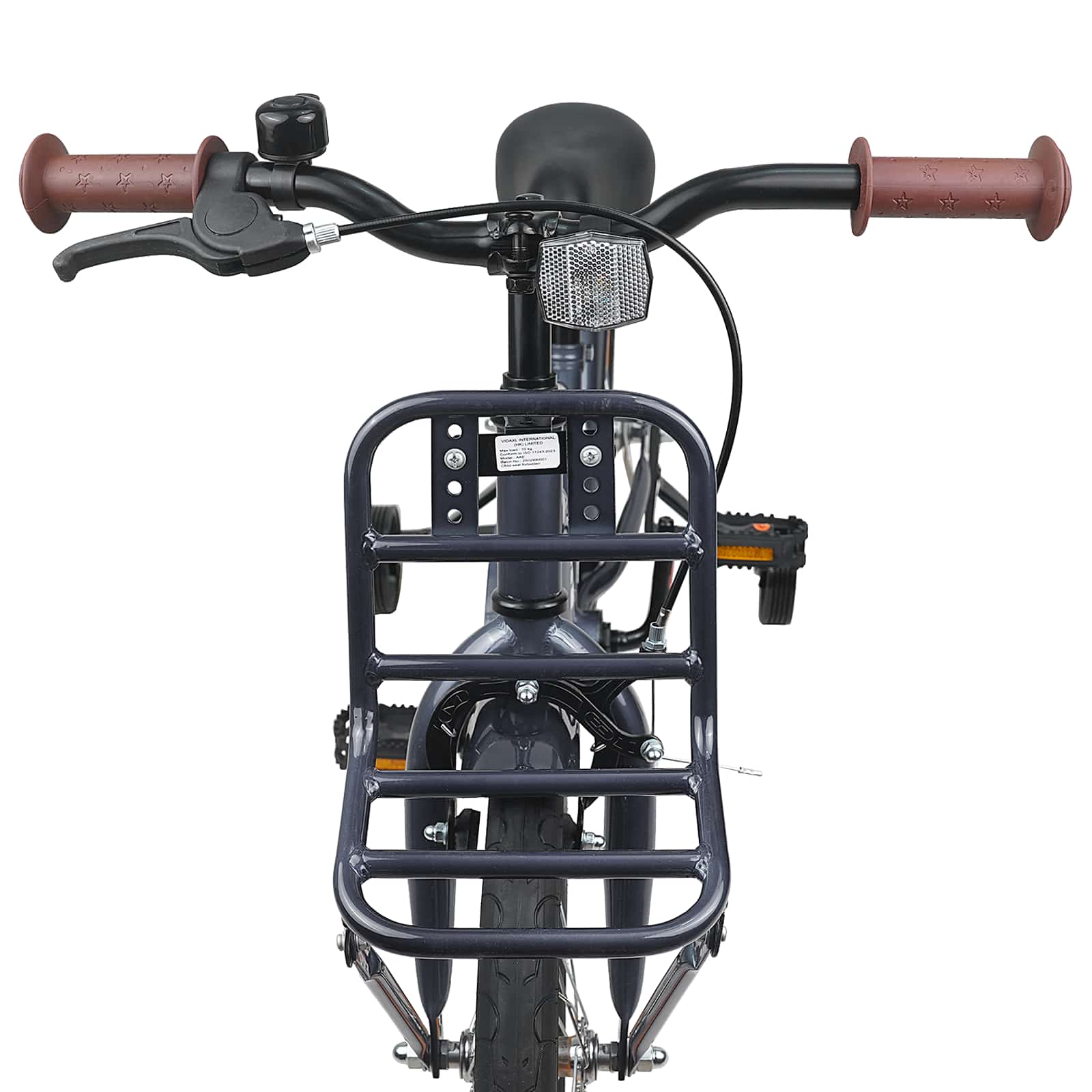 Kinderfiets 16 Inch voor 4-6 jaar oud Donkergrijs is nu te koop bij PeponiXL, paradijselijk wonen!