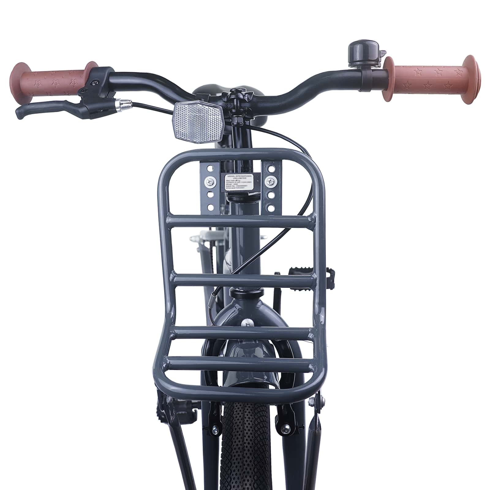Kinderfiets 18 Inch voor 5-7 jaar Donkergrijs is nu te koop bij PeponiXL, paradijselijk wonen!