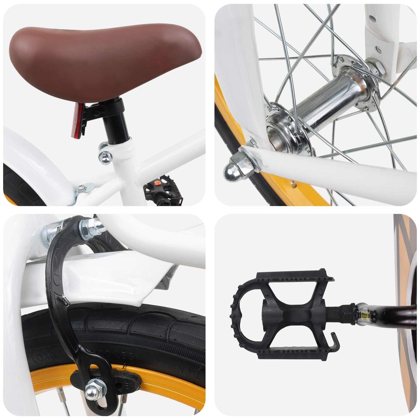 Kinderfiets 16 Inch voor 4-6 jaar oud Wit is nu te koop bij PeponiXL, paradijselijk wonen!