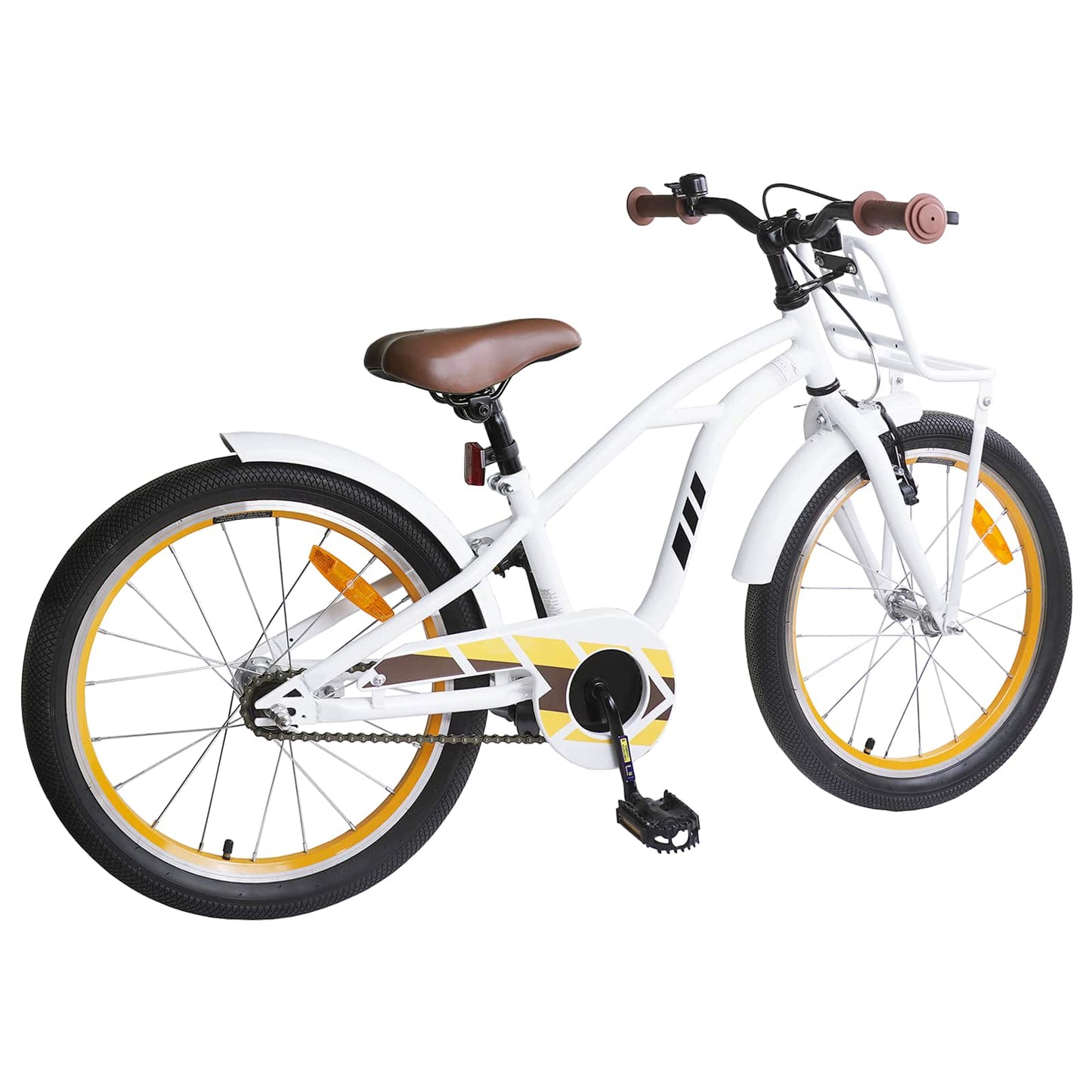 Kinderfiets 18 Inch voor 5-7 jaar Wit is nu te koop bij PeponiXL, paradijselijk wonen!
