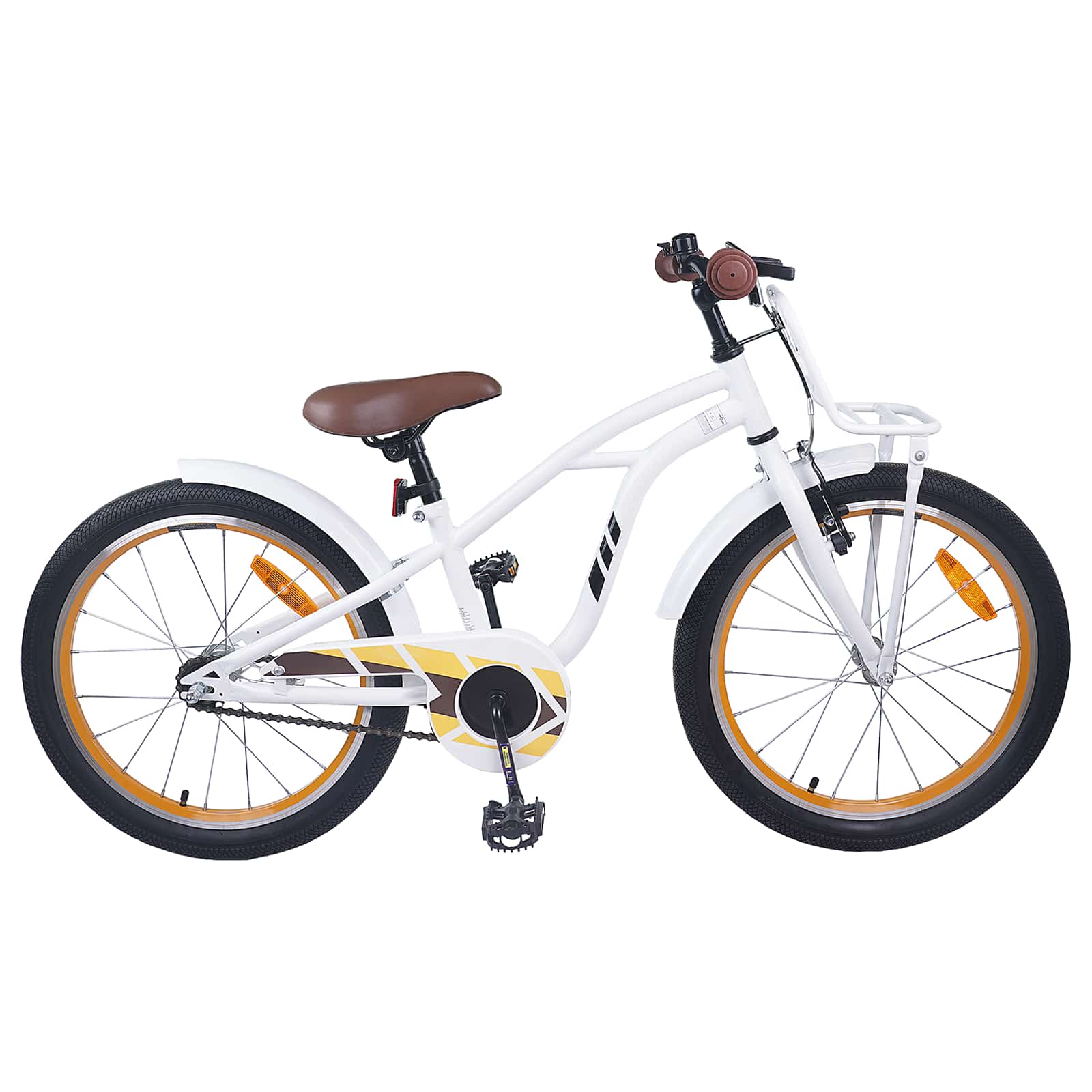 Kinderfiets 18 Inch voor 5-7 jaar Wit is nu te koop bij PeponiXL, paradijselijk wonen!