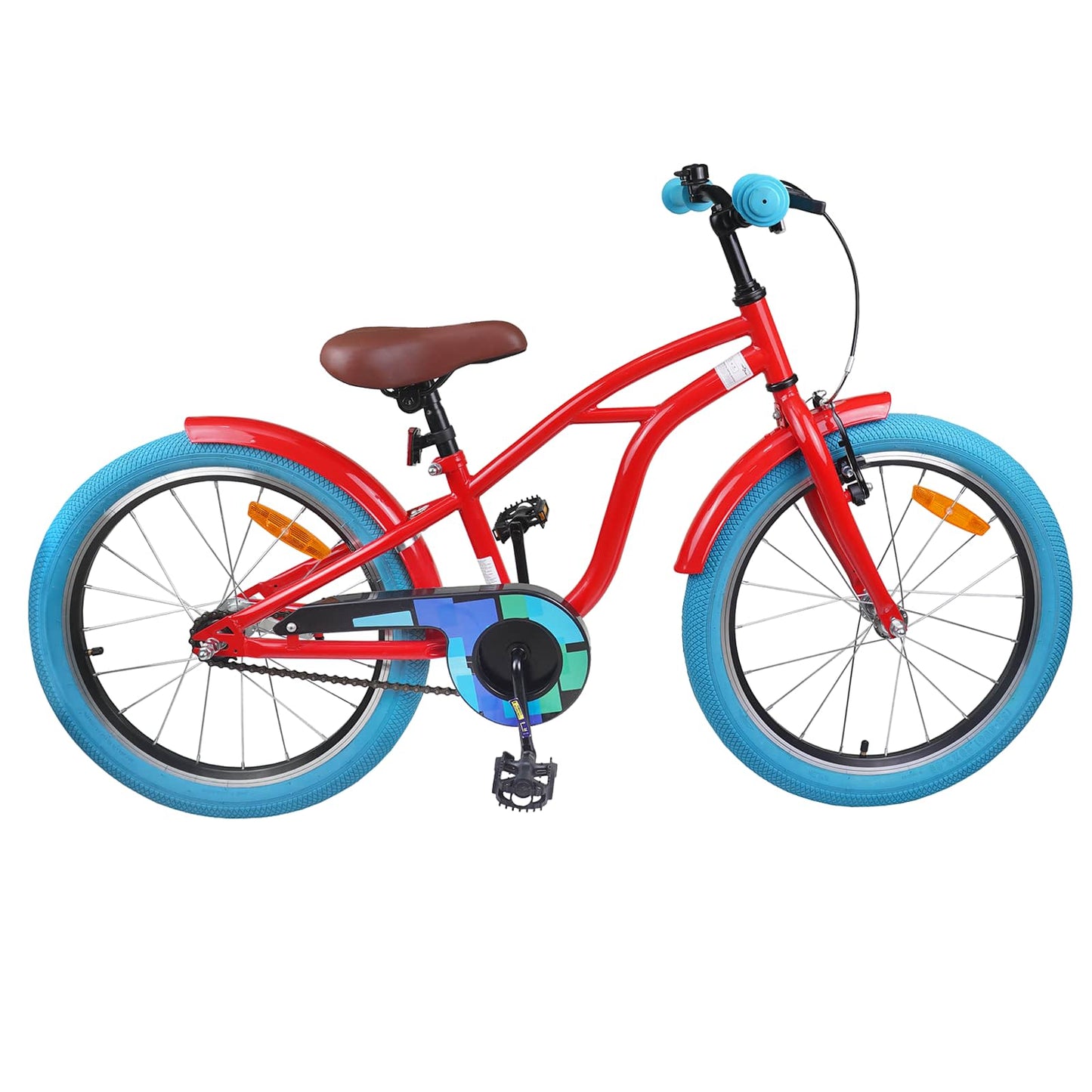 Kinderfiets 22 Inch voor 7-12 jaar oud Rood is nu te koop bij PeponiXL, paradijselijk wonen!