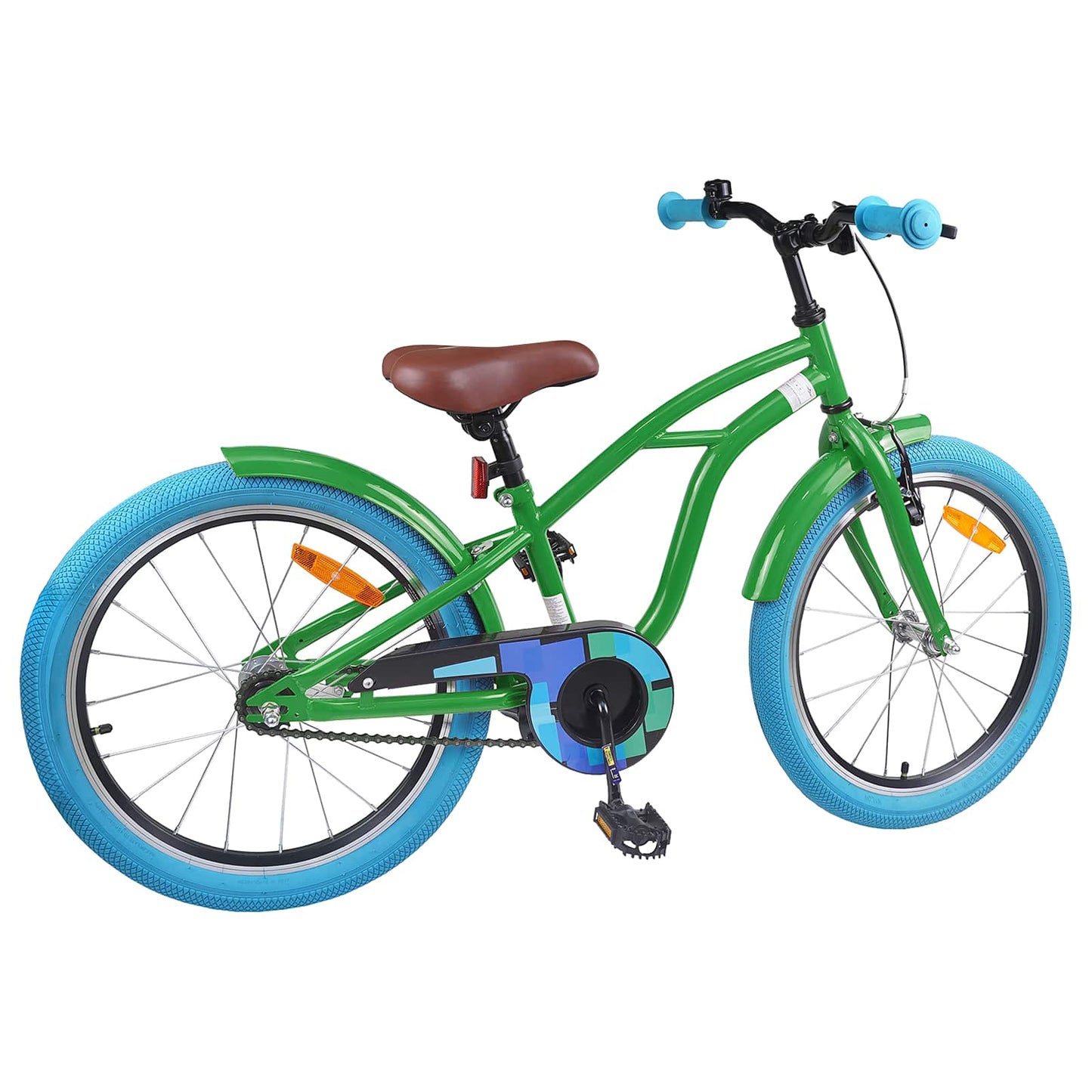 Kinderfiets 22 Inch voor 7-12 jaar oud Groen is nu te koop bij PeponiXL, paradijselijk wonen!