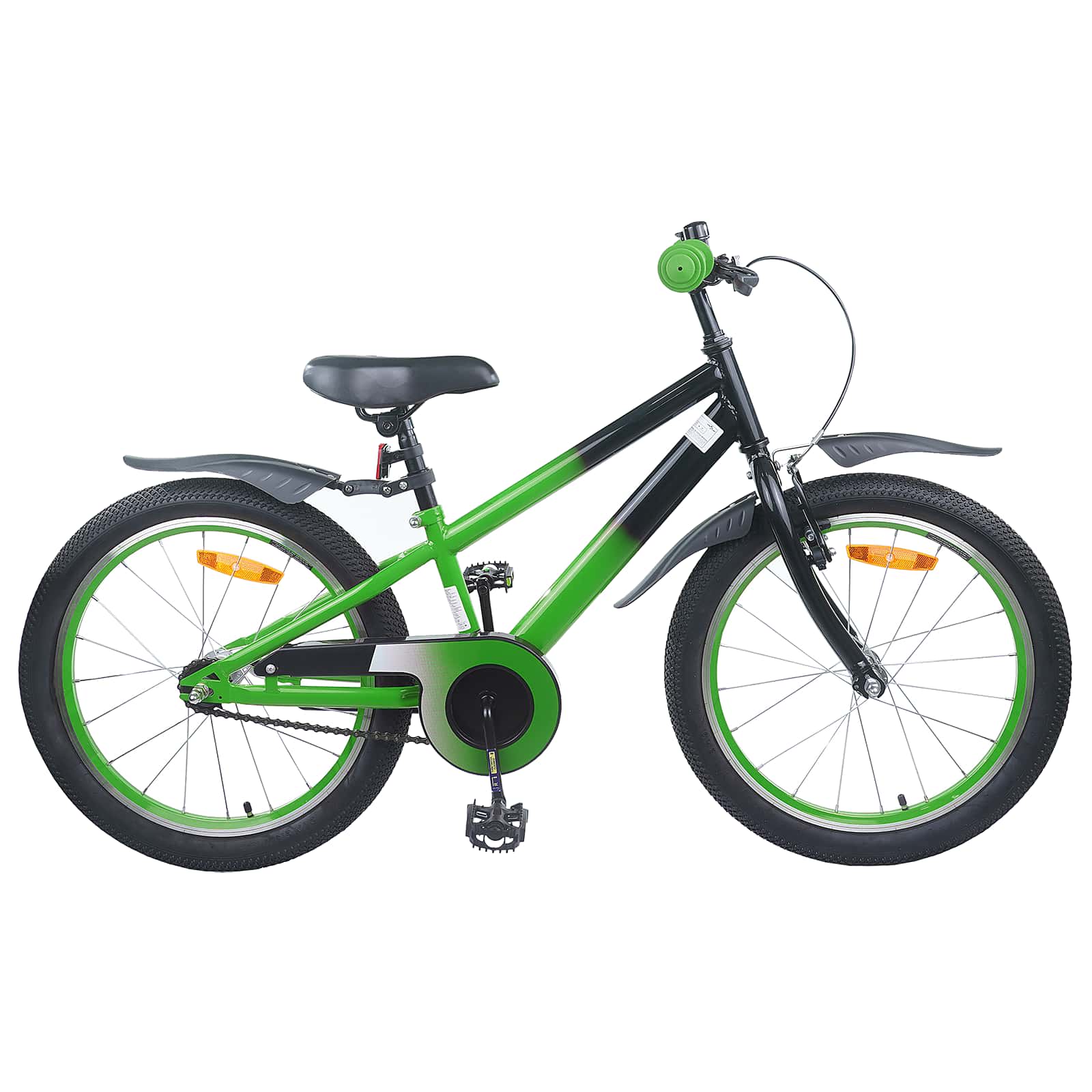 Kinderfiets 18 Inch voor 5-7 jaar Blauw Zwart is nu te koop bij PeponiXL, paradijselijk wonen!