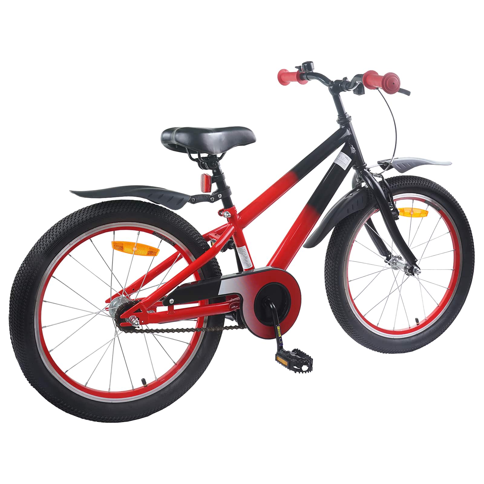 Kinderfiets 18 Inch voor 5-7 jaar Blauw Zwart is nu te koop bij PeponiXL, paradijselijk wonen!