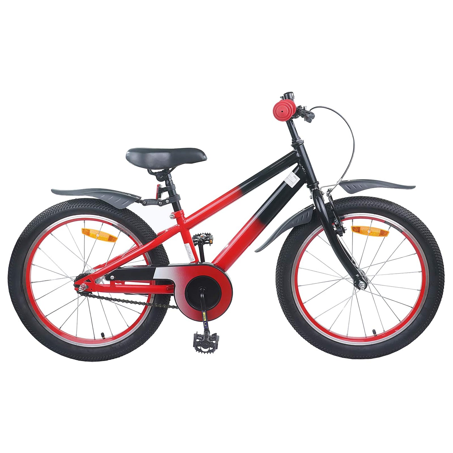 Kinderfiets 18 Inch voor 5-7 jaar Blauw Zwart is nu te koop bij PeponiXL, paradijselijk wonen!