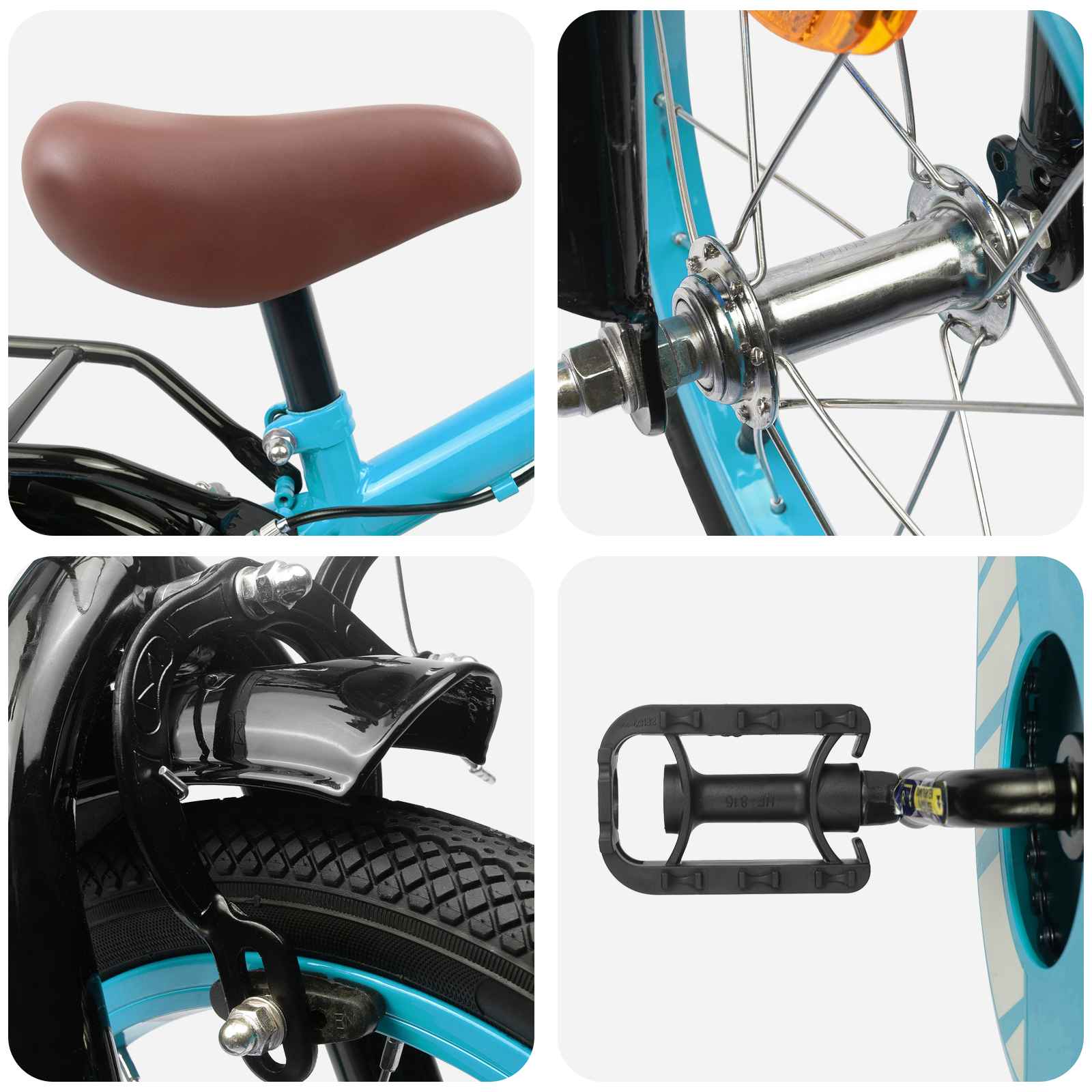 Kinderfiets 14 Inch voor 3-5 jaar oud Lichtblauw is nu te koop bij PeponiXL, paradijselijk wonen!