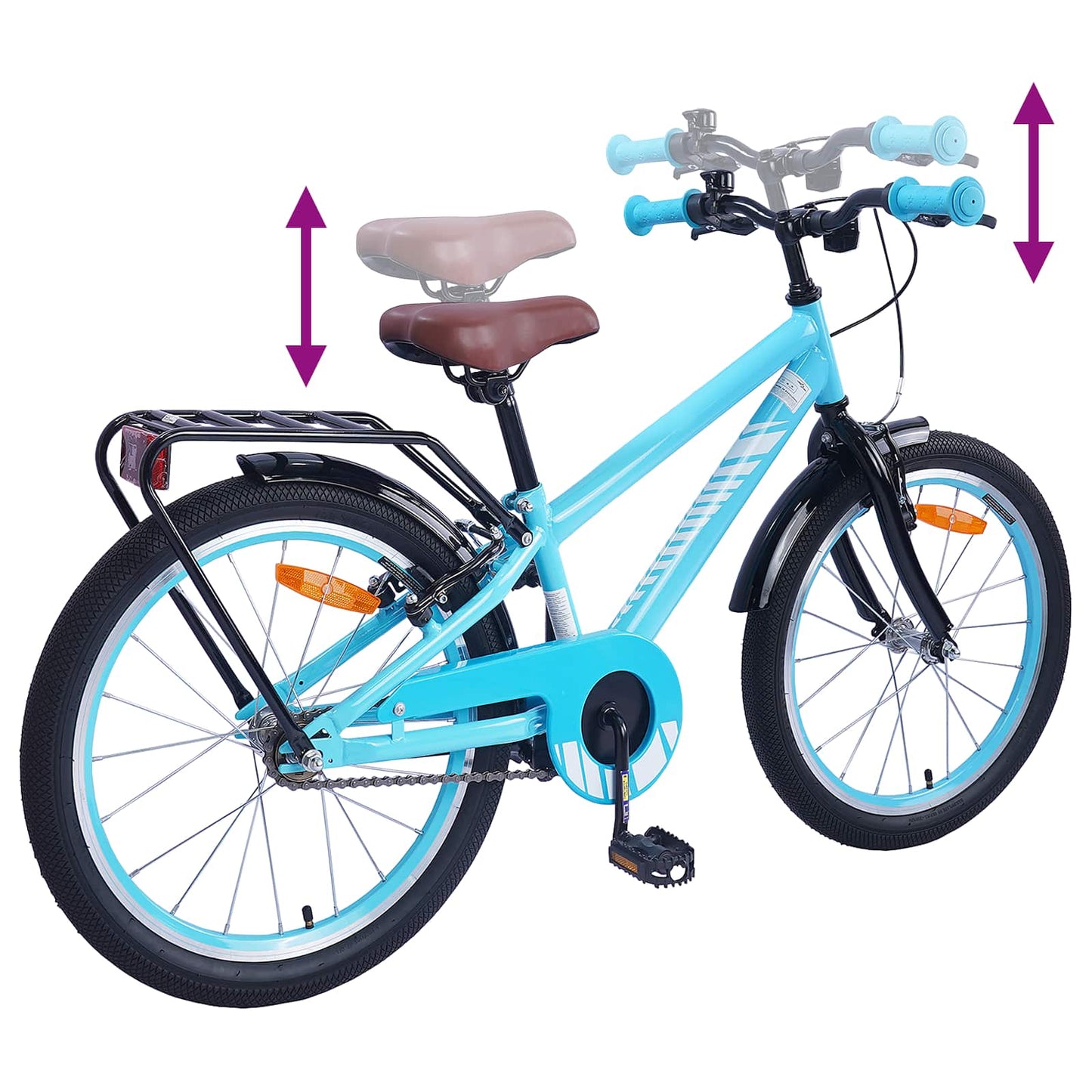 Kinderfiets 20 Inch voor 6-11 jaar oud Lichtblauw is nu te koop bij PeponiXL, paradijselijk wonen!