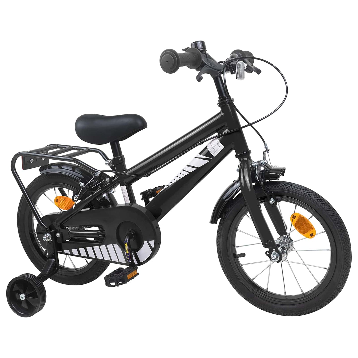 Kinderfiets 12 Inch voor 2-4 jaar oud Zwart is nu te koop bij PeponiXL, paradijselijk wonen!