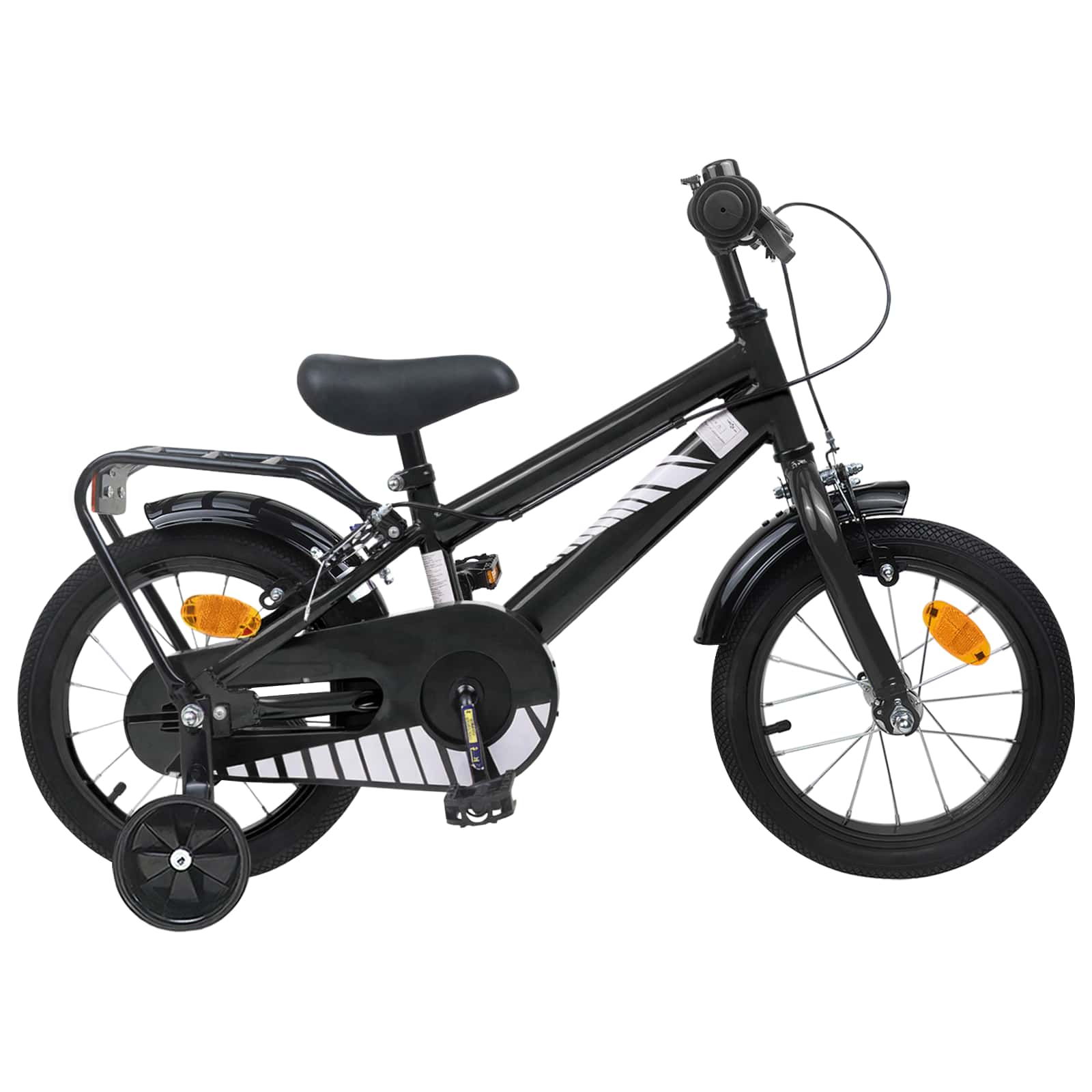 Kinderfiets 14 Inch voor 3-5 jaar oud Zwart is nu te koop bij PeponiXL, paradijselijk wonen!