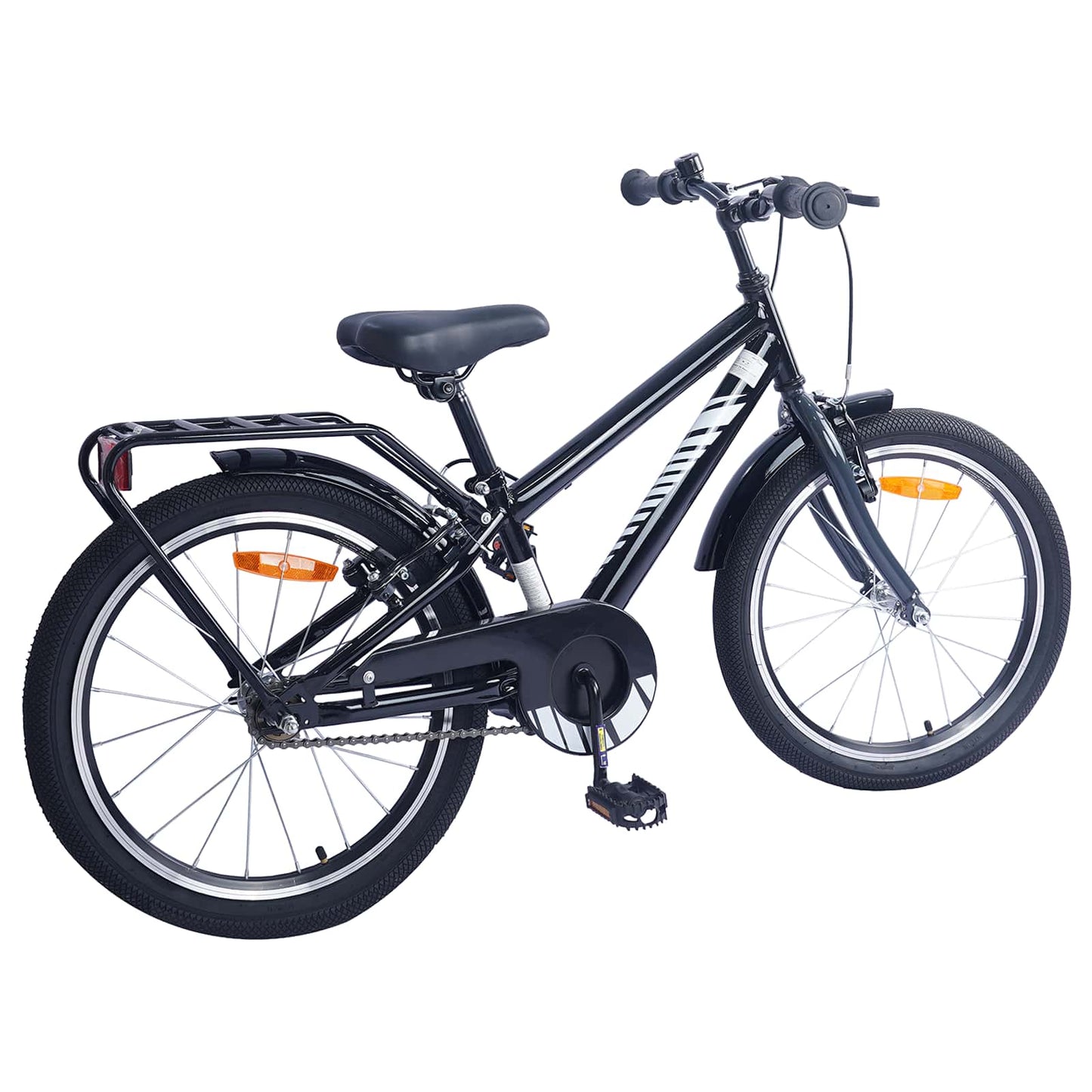 Kinderfiets 18 Inch voor 5-7 jaar Zwart is nu te koop bij PeponiXL, paradijselijk wonen!